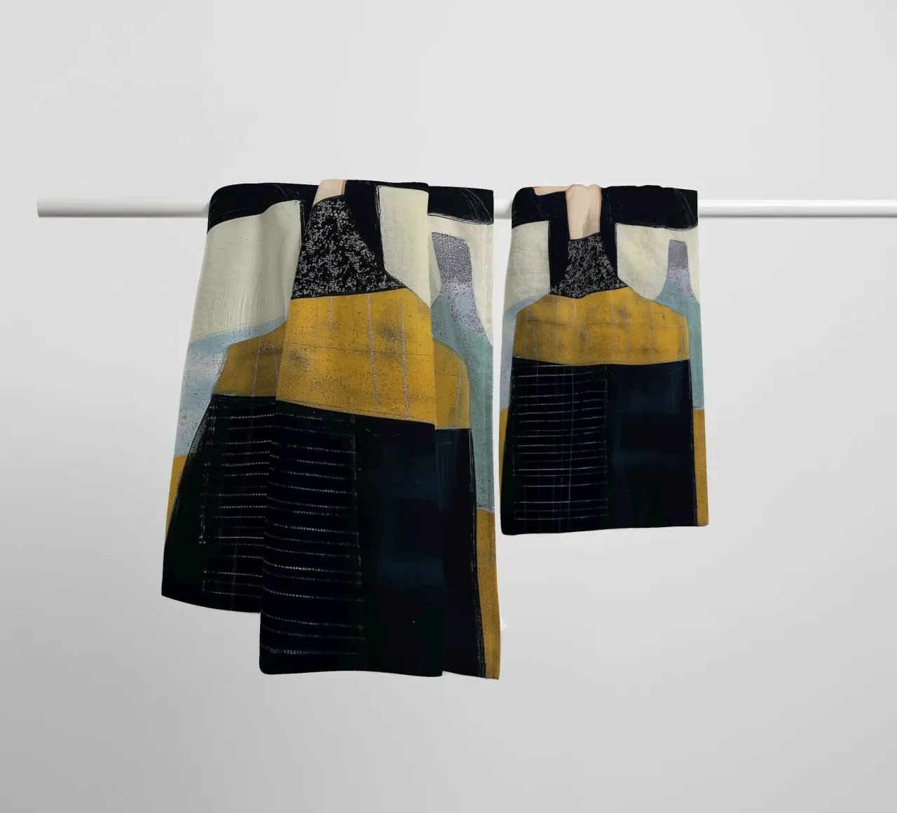 Abstracte zusters badhanddoek van Imagine