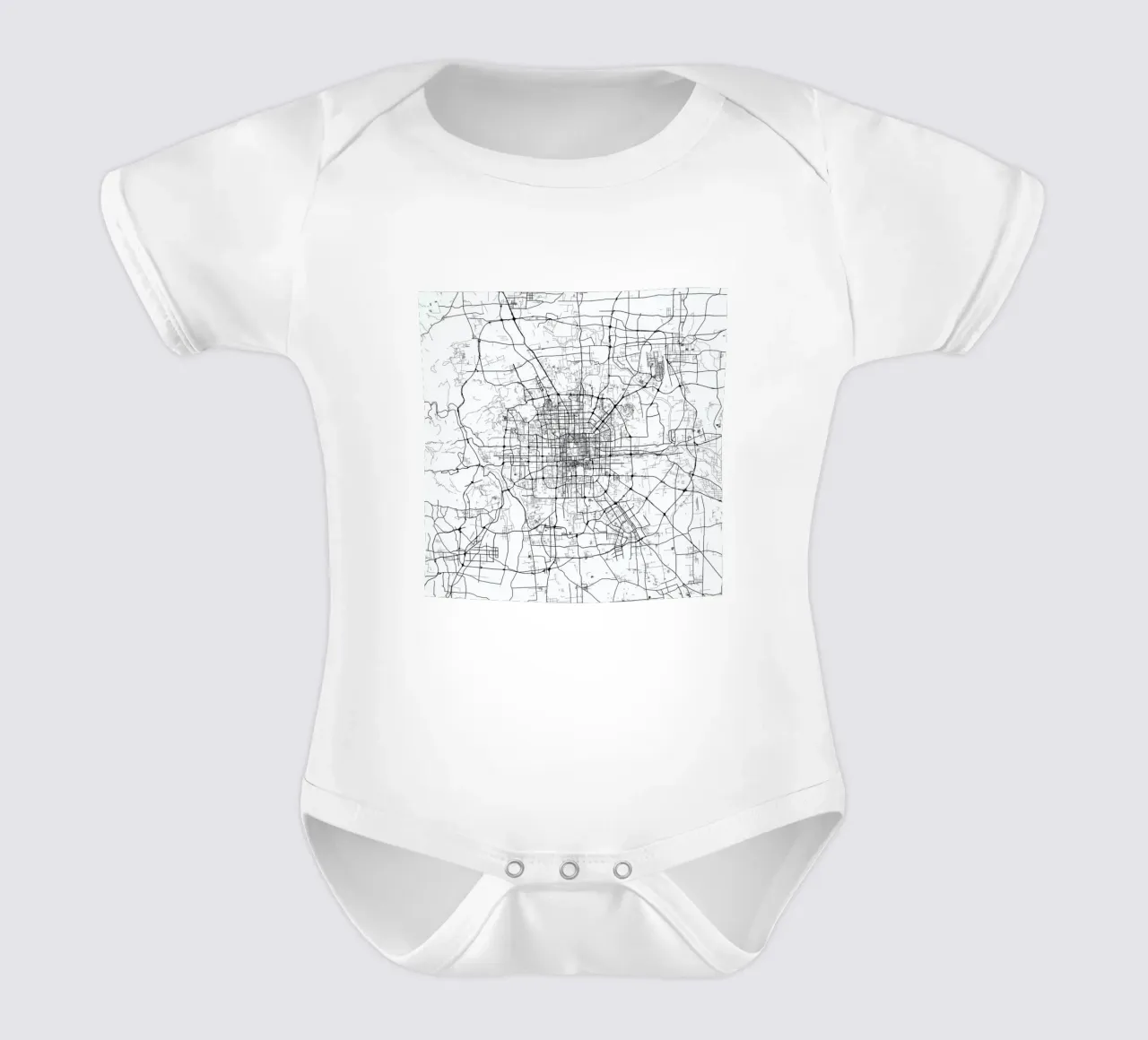 Bejing White body neonato maniche corte da Urban Maps