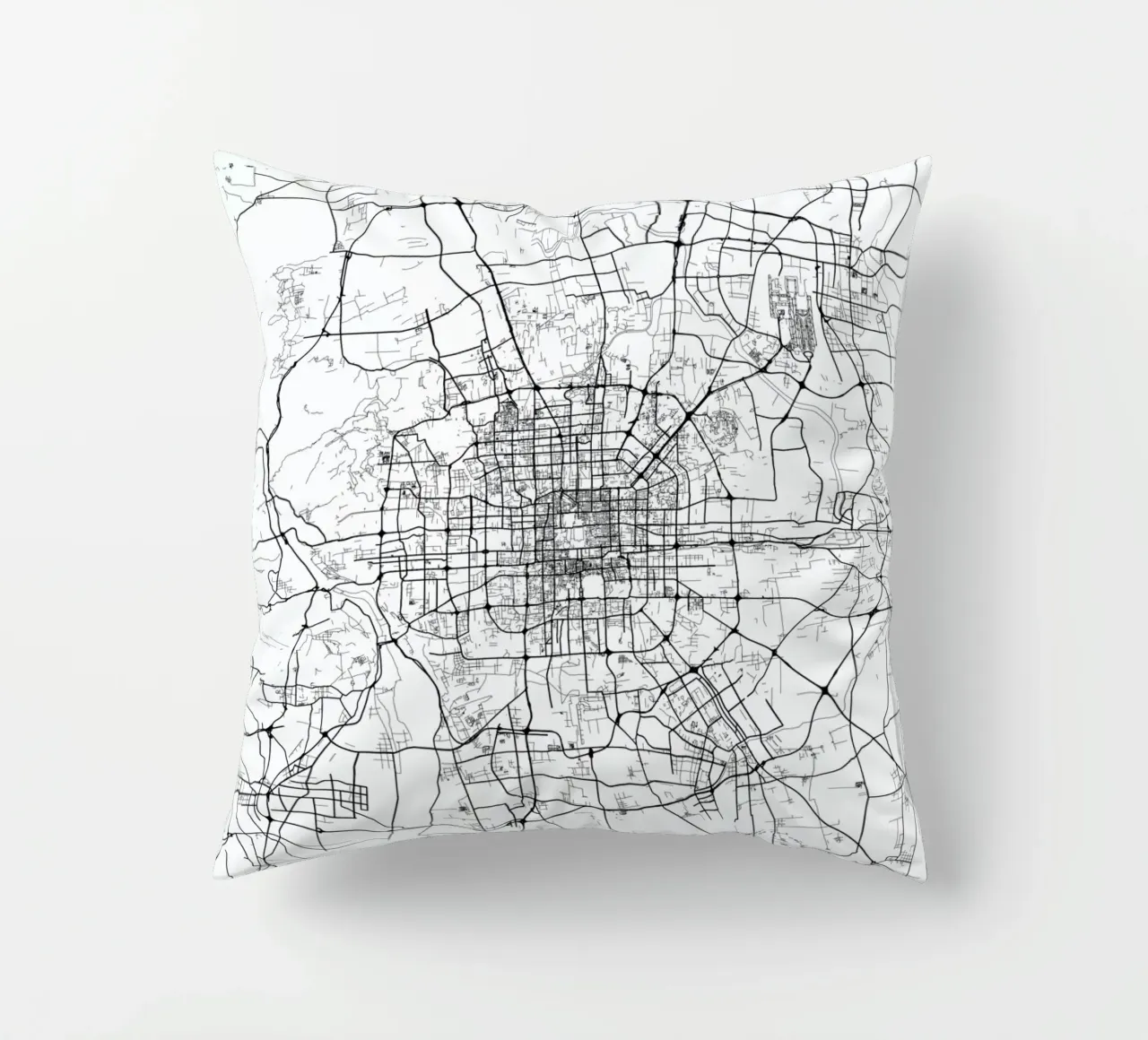 Bejing White cuscino da Urban Maps
