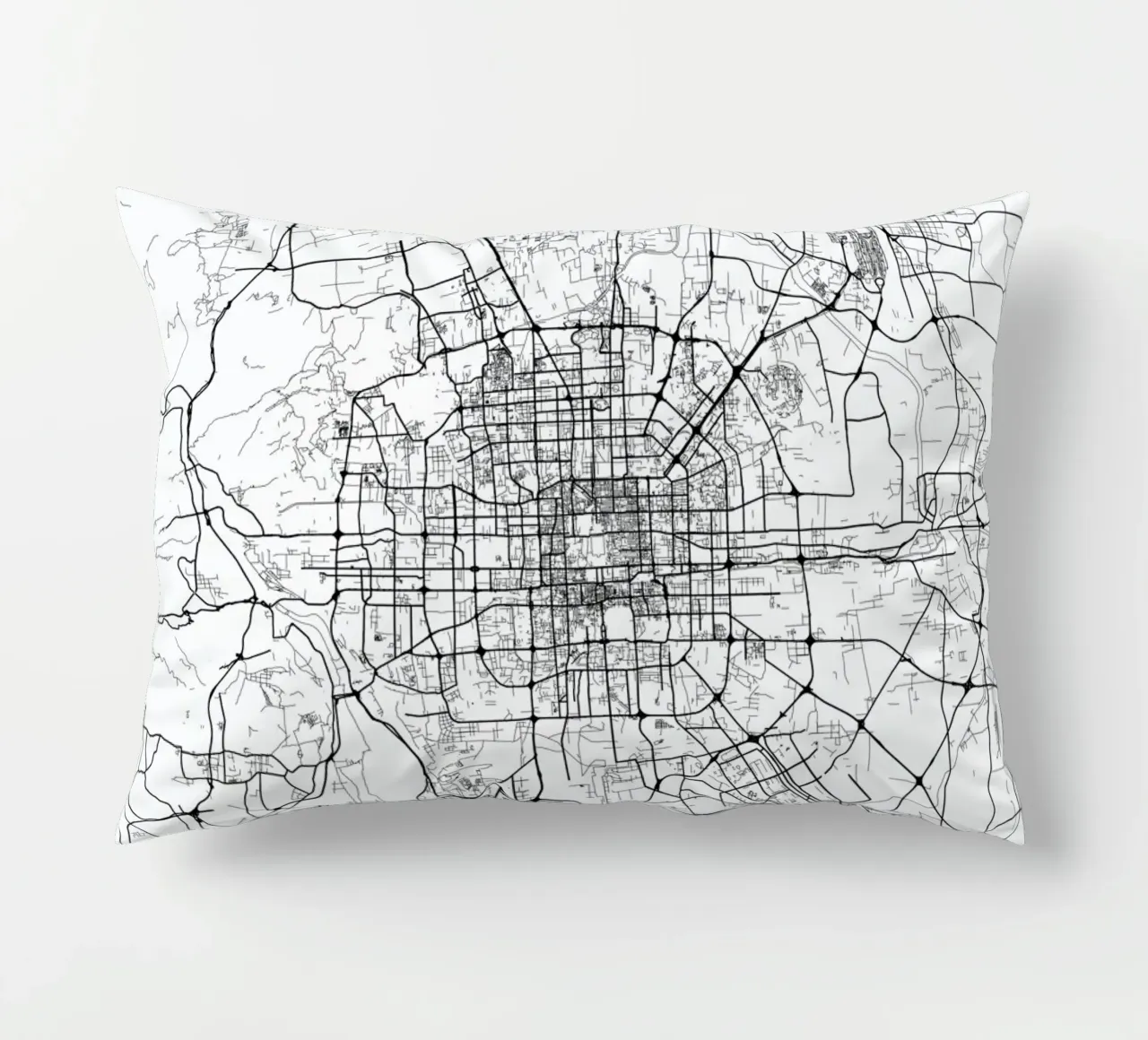 Bejing White cuscino da Urban Maps