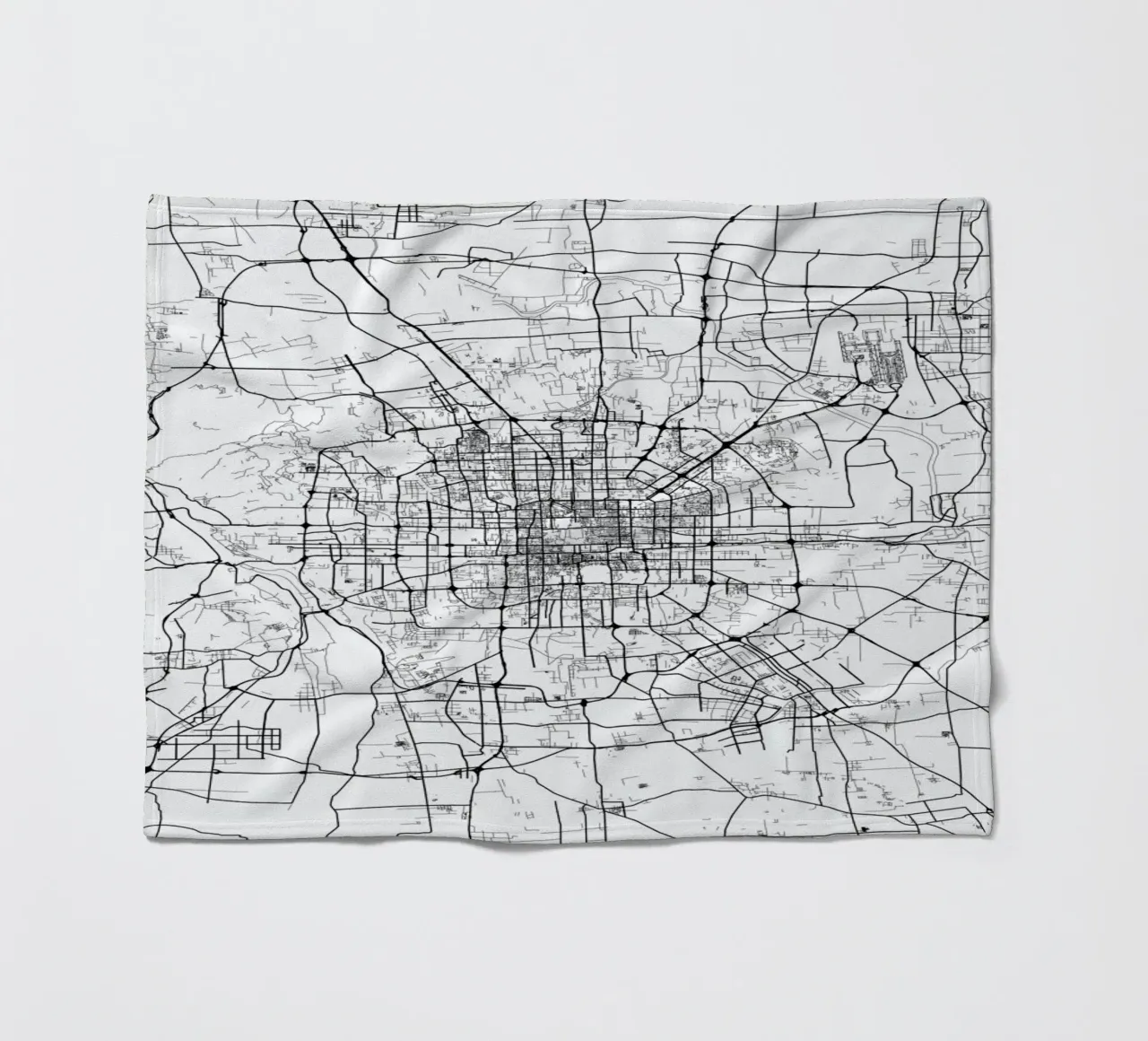 Bejing White coperta in pile da Urban Maps