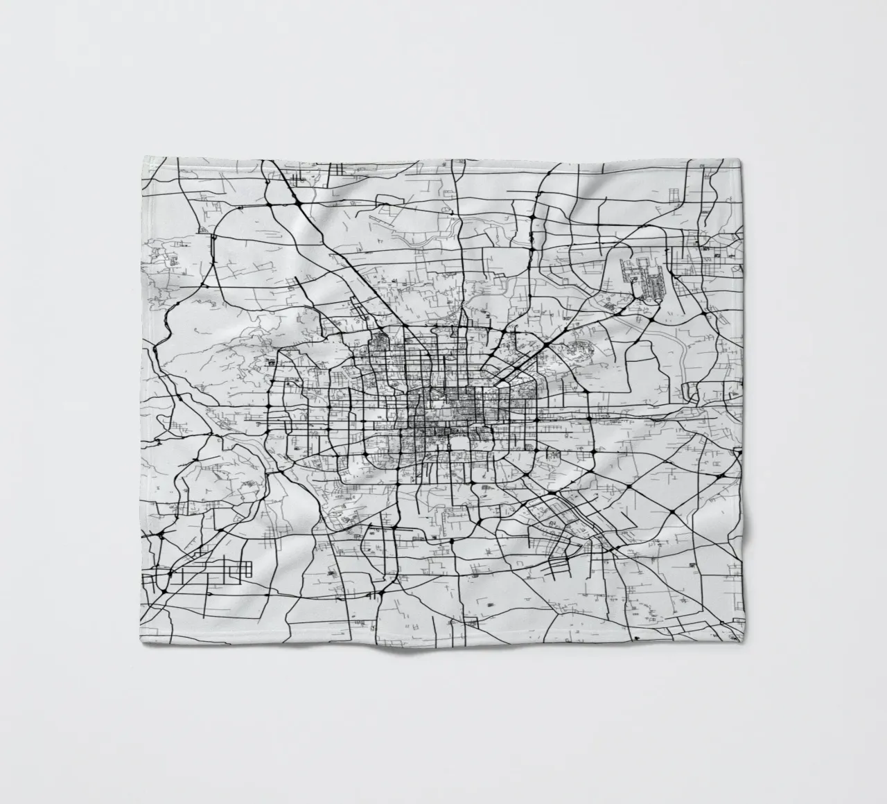 Bejing White coperta in pile da Urban Maps