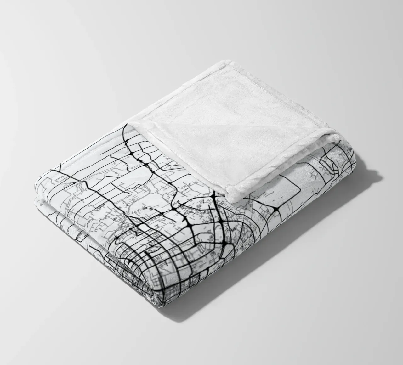 Bejing White coperta in pile da Urban Maps