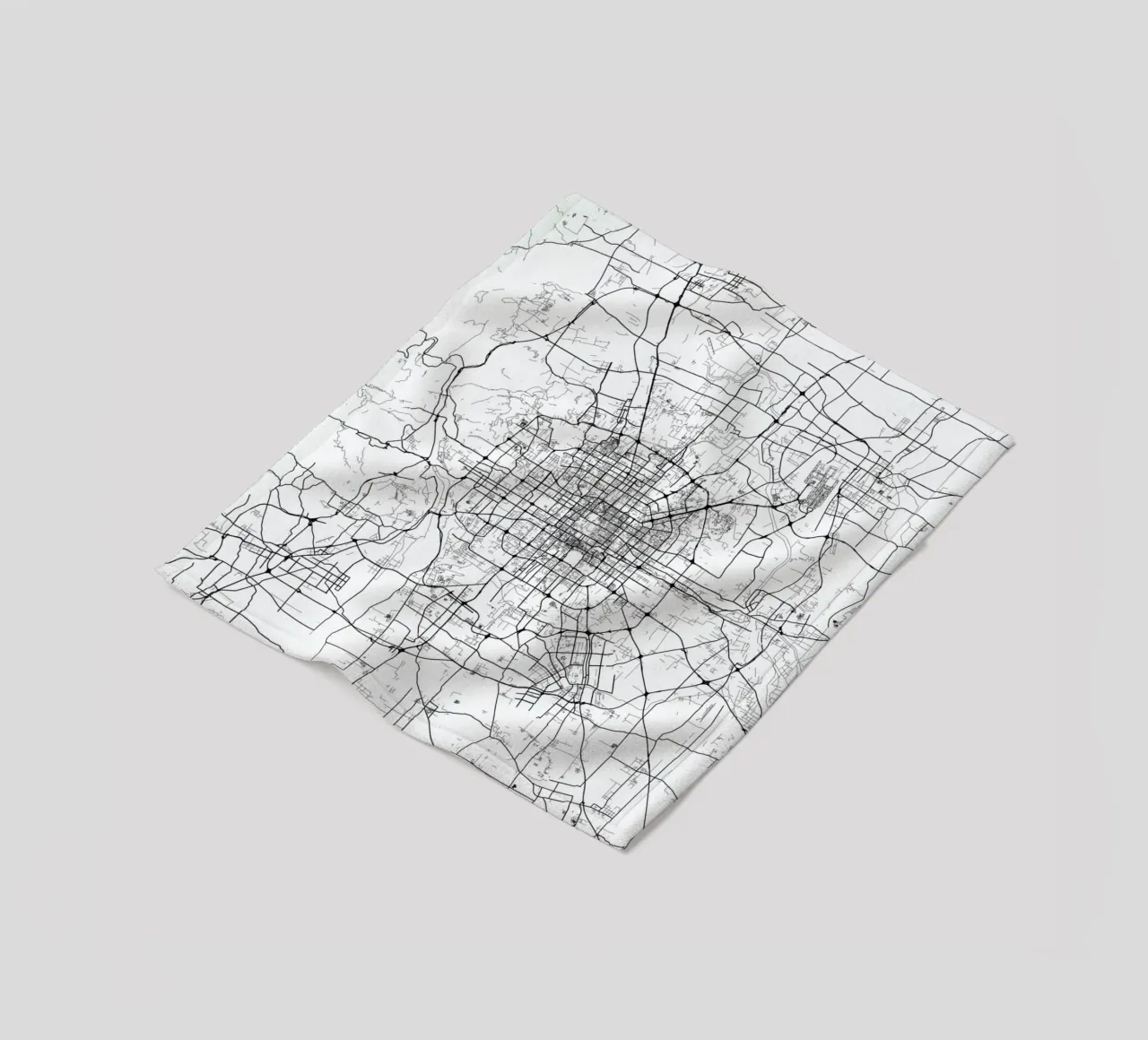 Bejing White coperta in pile da Urban Maps