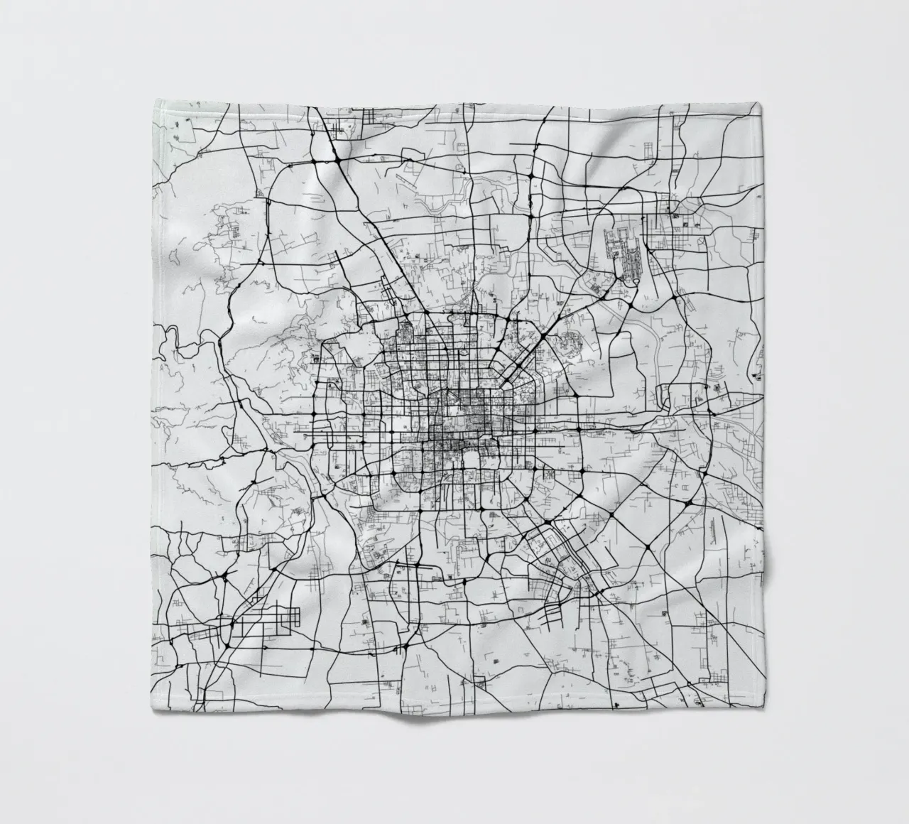Bejing White coperta in pile da Urban Maps