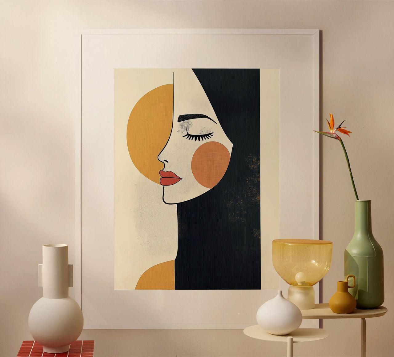 Portret abstract poster by Imagine