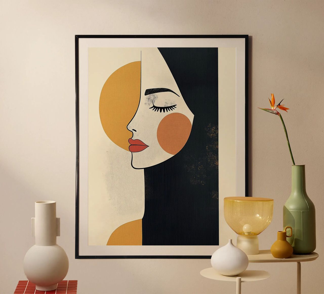 Portret abstract poster by Imagine