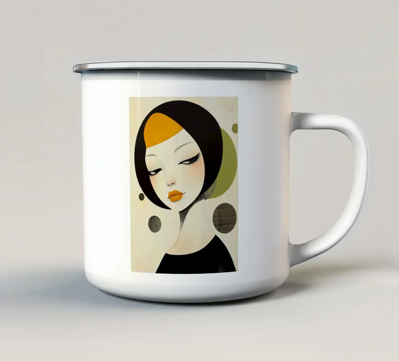 Katya tazza in smalto da Imagine