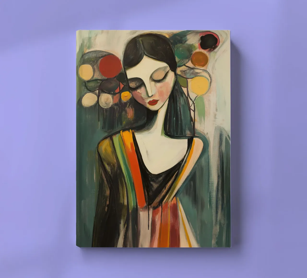 Vrouw modern abstract notebook by Imagine