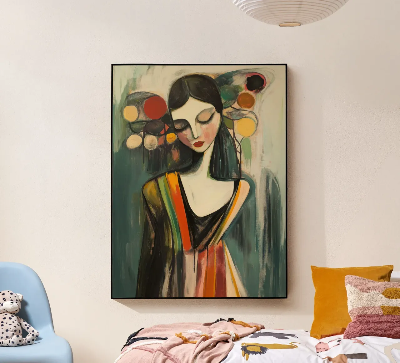 Vrouw modern abstract metacrilato de Imagine