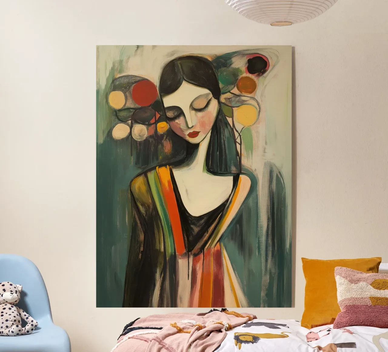 Vrouw modern abstract metacrilato de Imagine