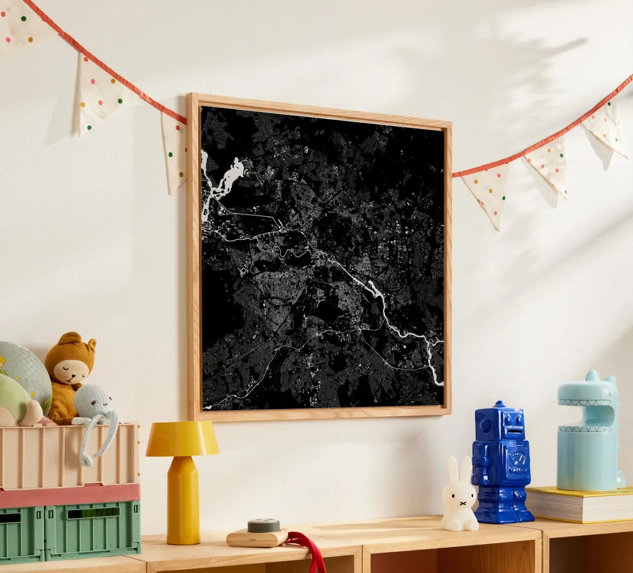 Berlin Black plexiglass da Urban Maps