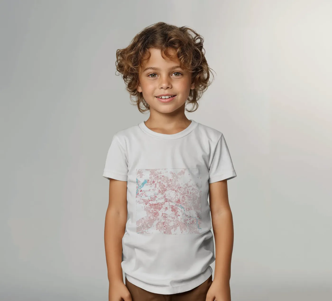 Berlin Red t-shirt bambini da Urban Maps
