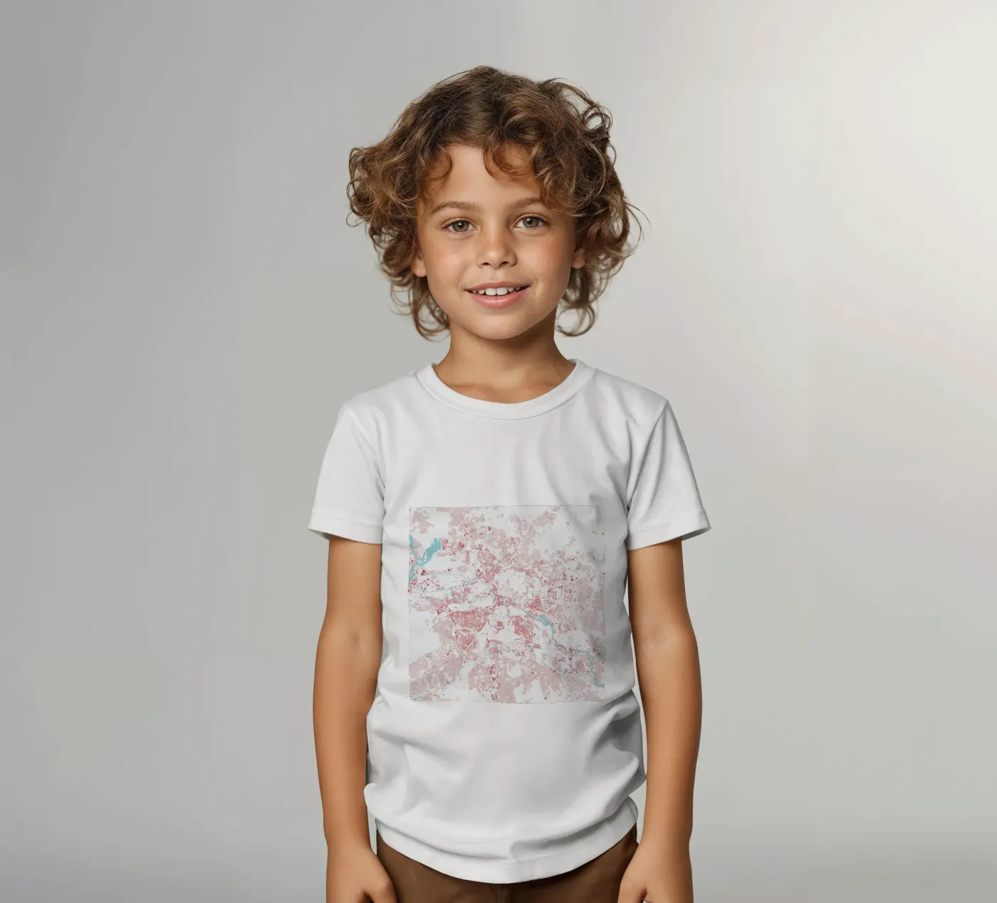 Berlin Red t-shirt bambini da Urban Maps
