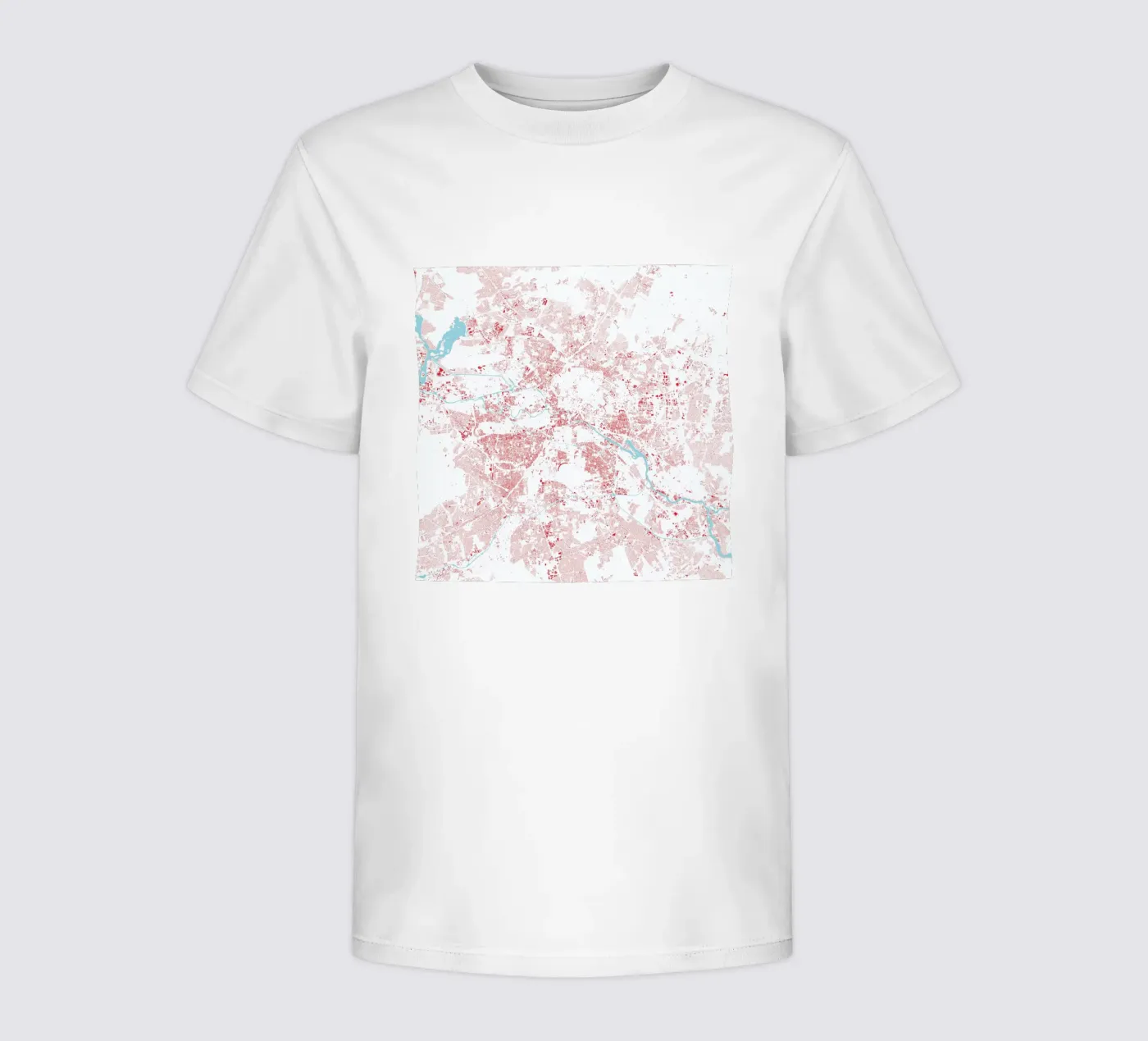 Berlin Red t-shirt bambini da Urban Maps