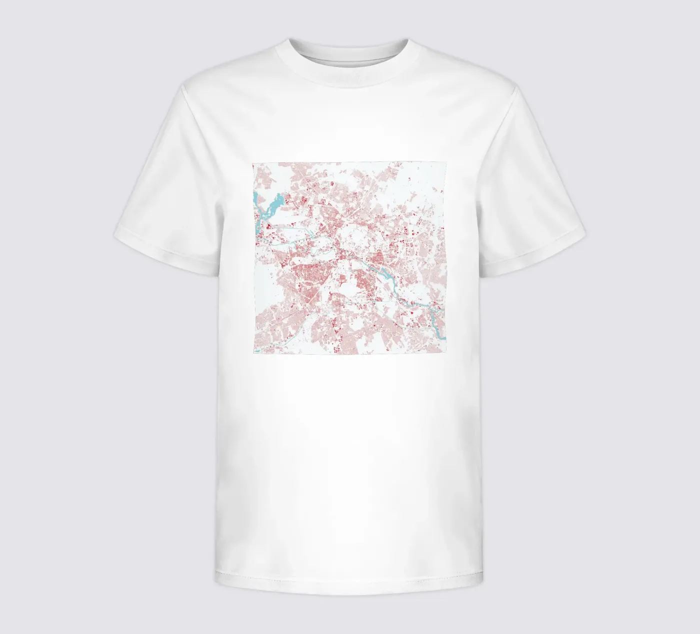 Berlin Red t-shirt bambini da Urban Maps