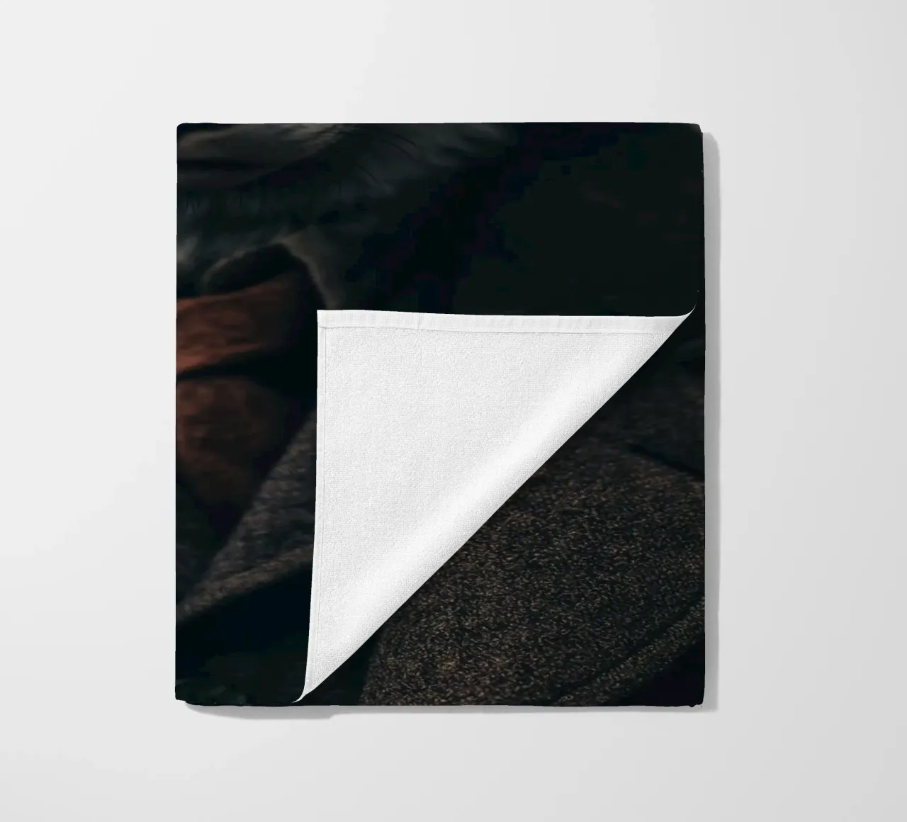 Fox in clothing beach towel by Imagine