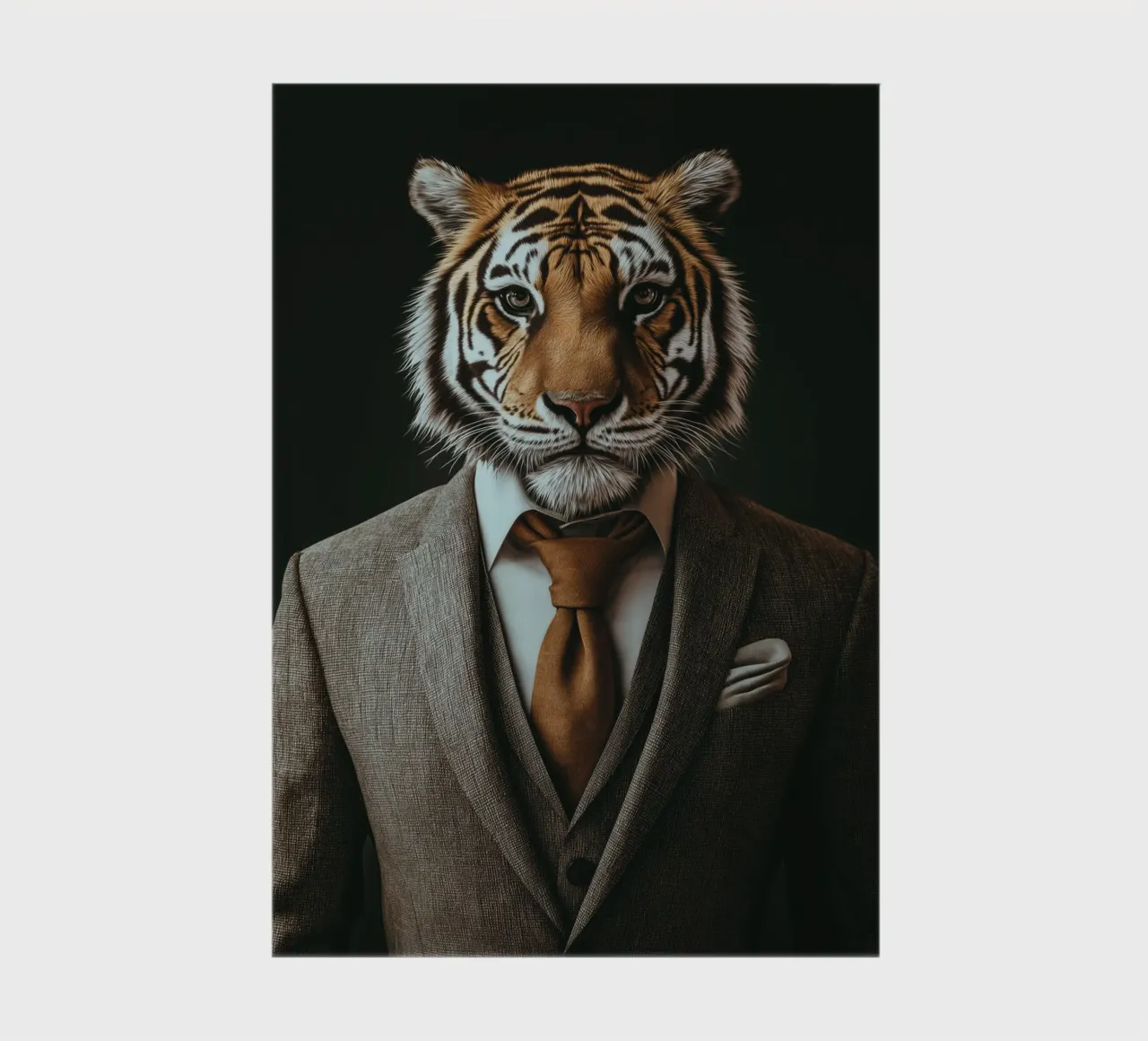Tiger in a costume notebook by Imagine