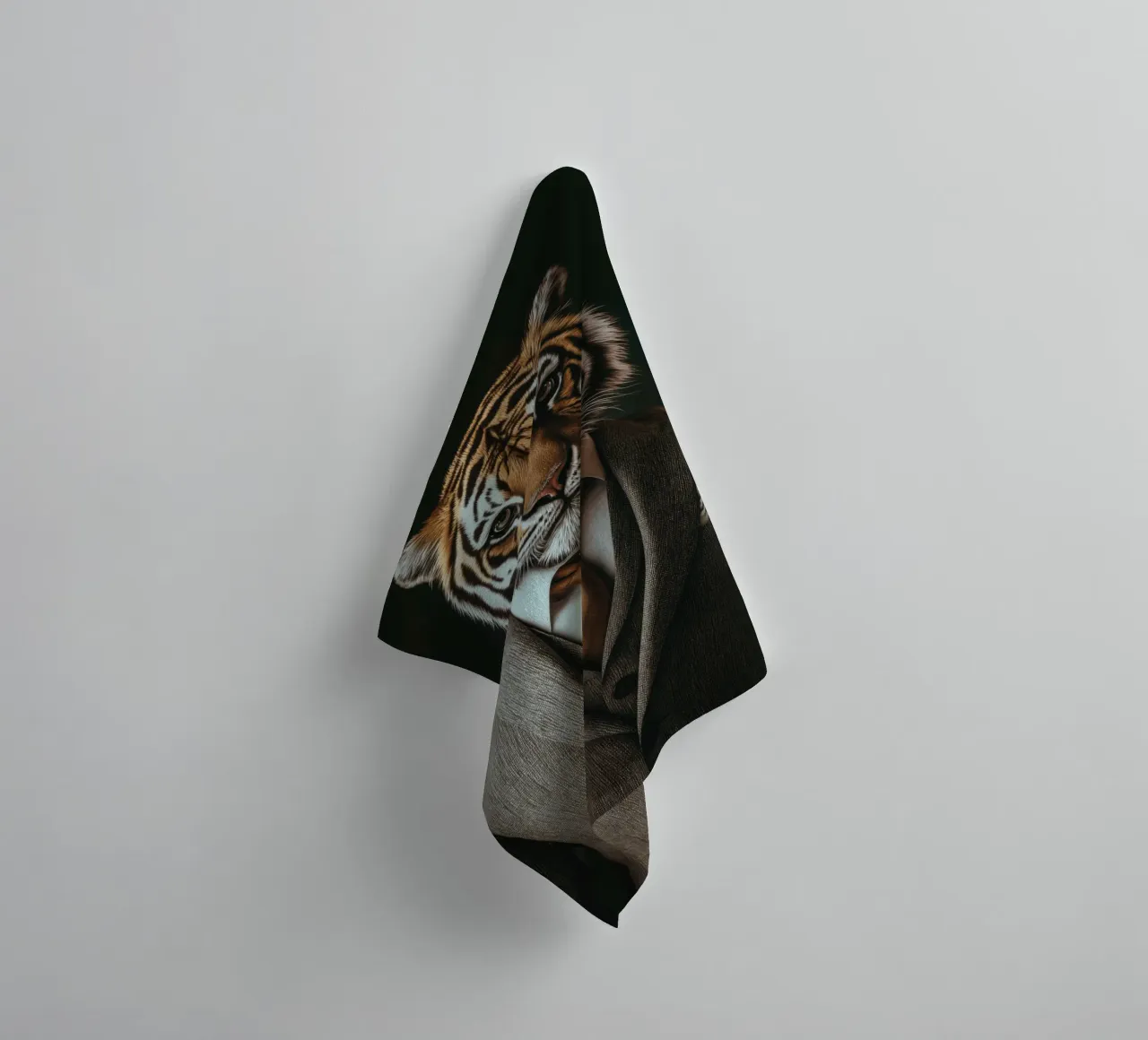 Tigre in costume asciugamano da bagno da Imagine