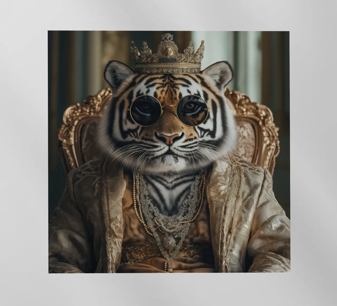 Re tigre pellicola backlit da Imagine