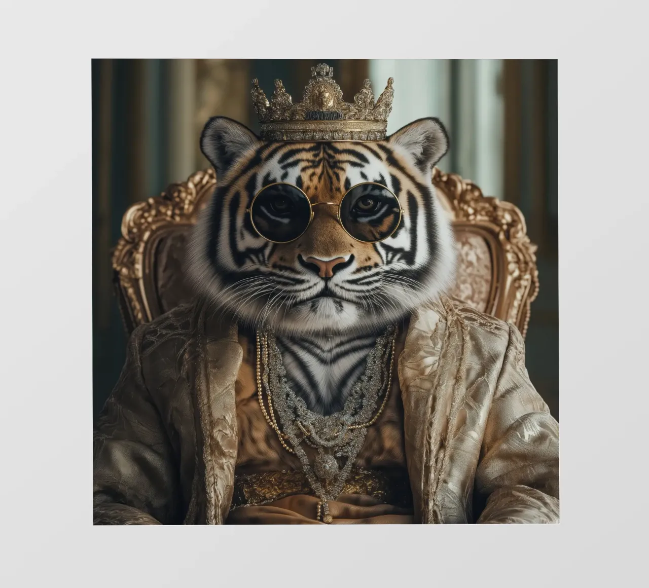 Re tigre pellicola backlit da Imagine