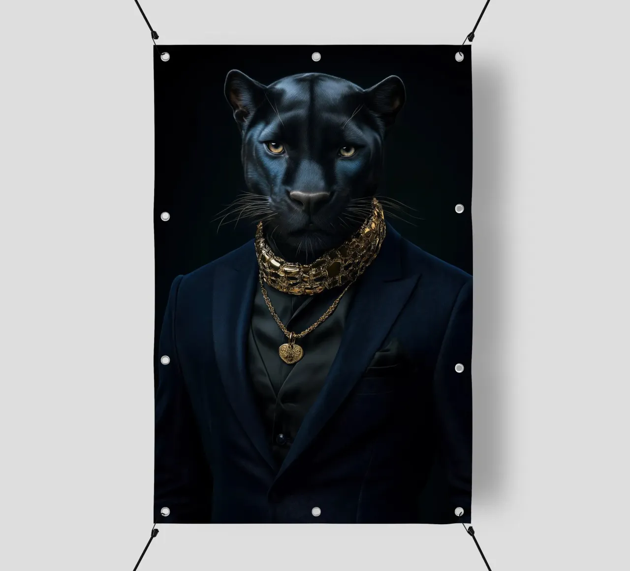 Pantera nera telo in pvc da Imagine