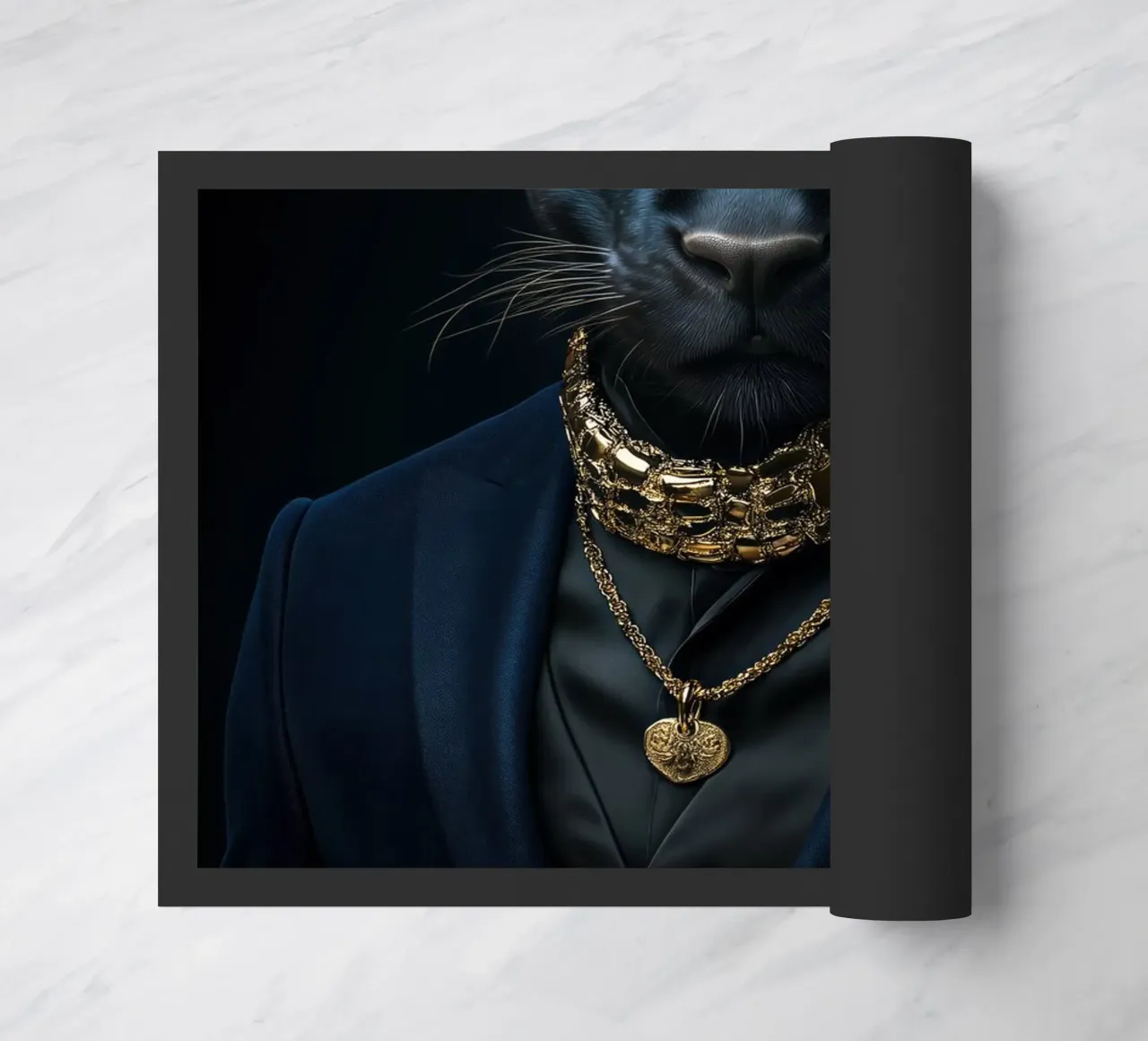 Pantera nera zerbino da Imagine