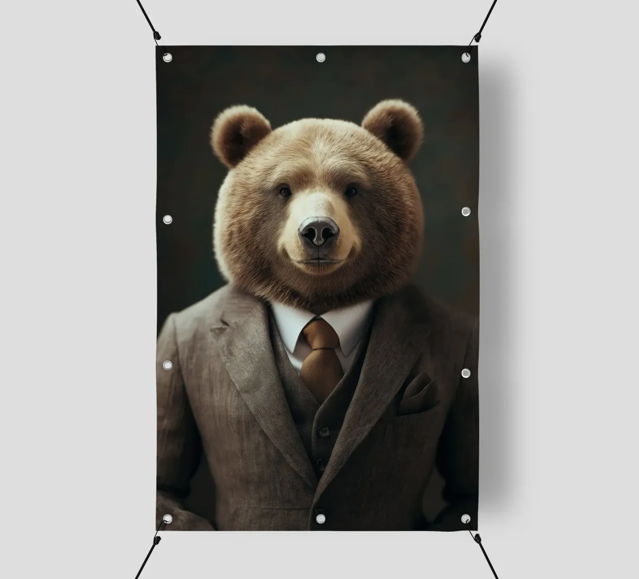 Orso in costume telo in pvc da Imagine