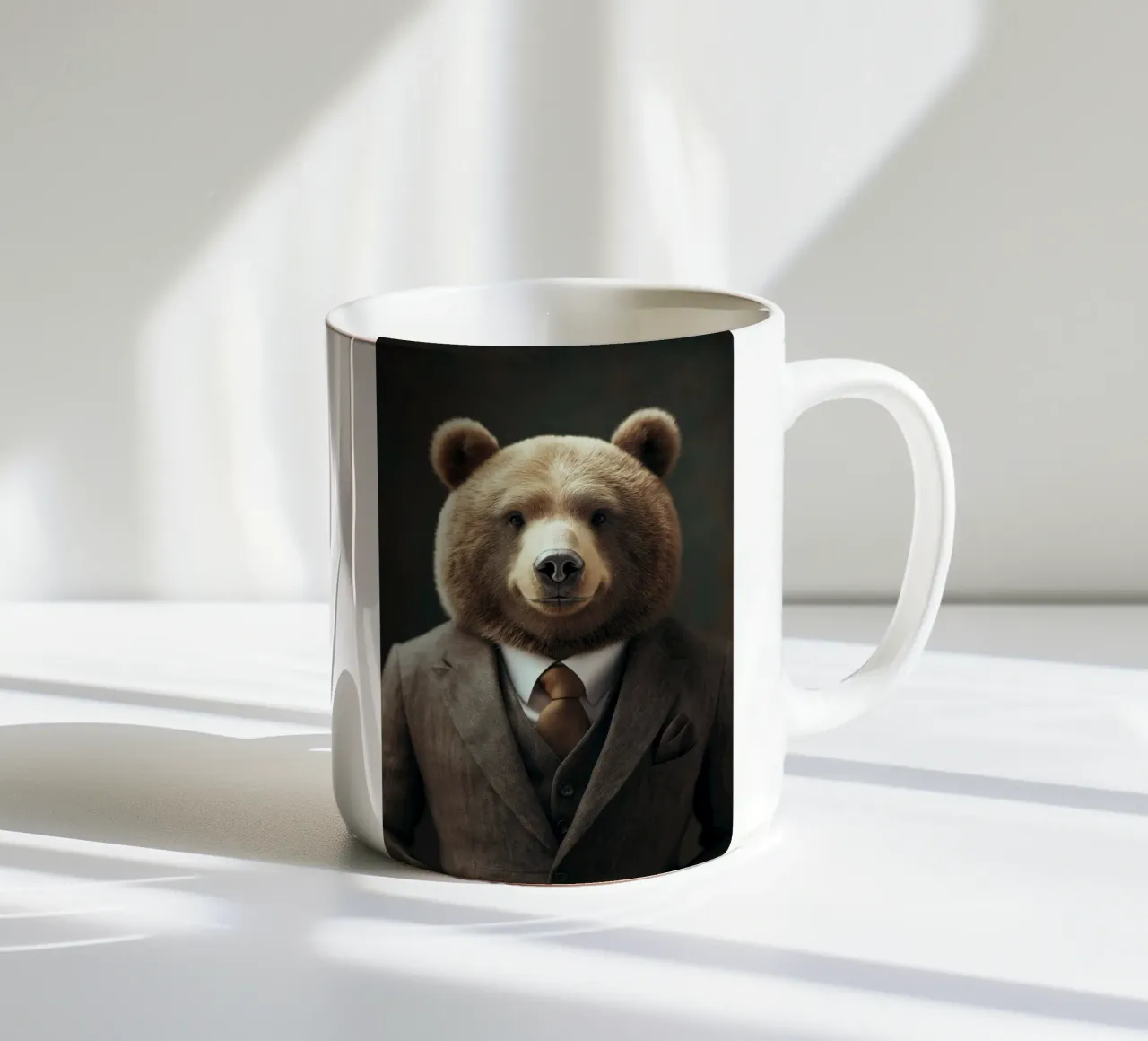 Orso in costume tazza in ceramica da Imagine