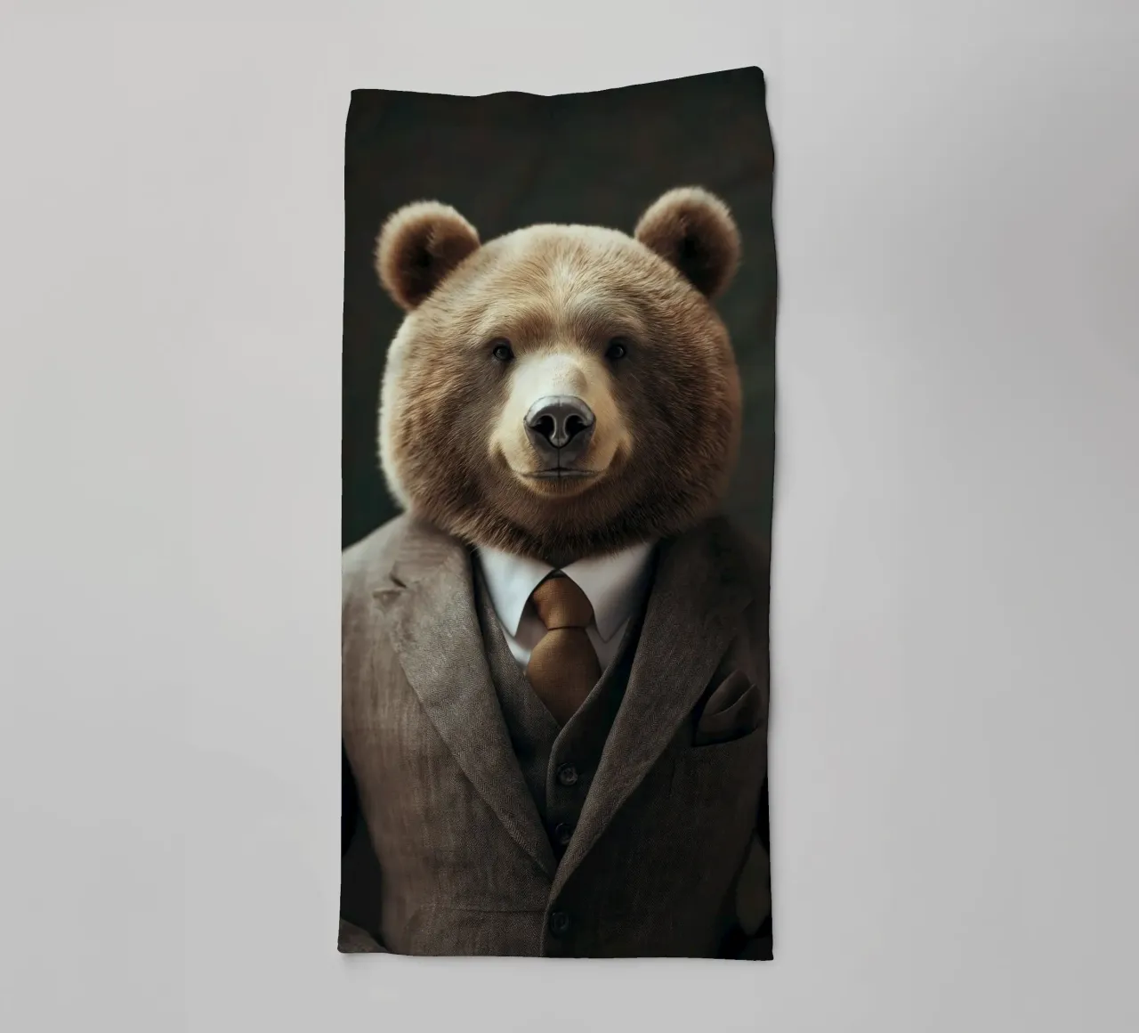 Orso in costume asciugamano da bagno da Imagine