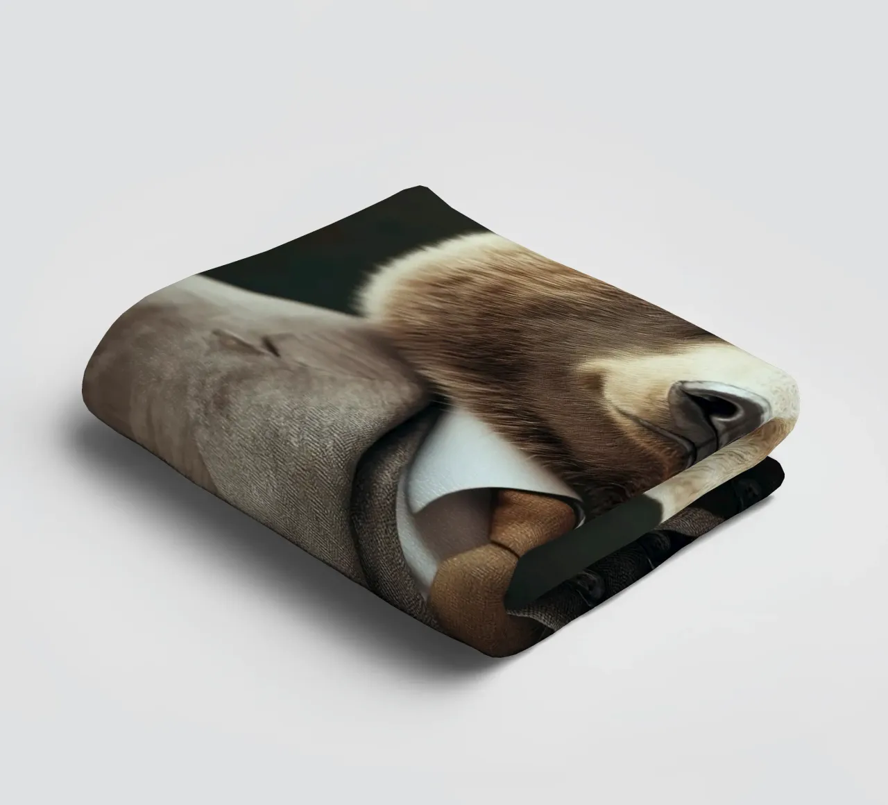 Orso in costume asciugamano da bagno da Imagine