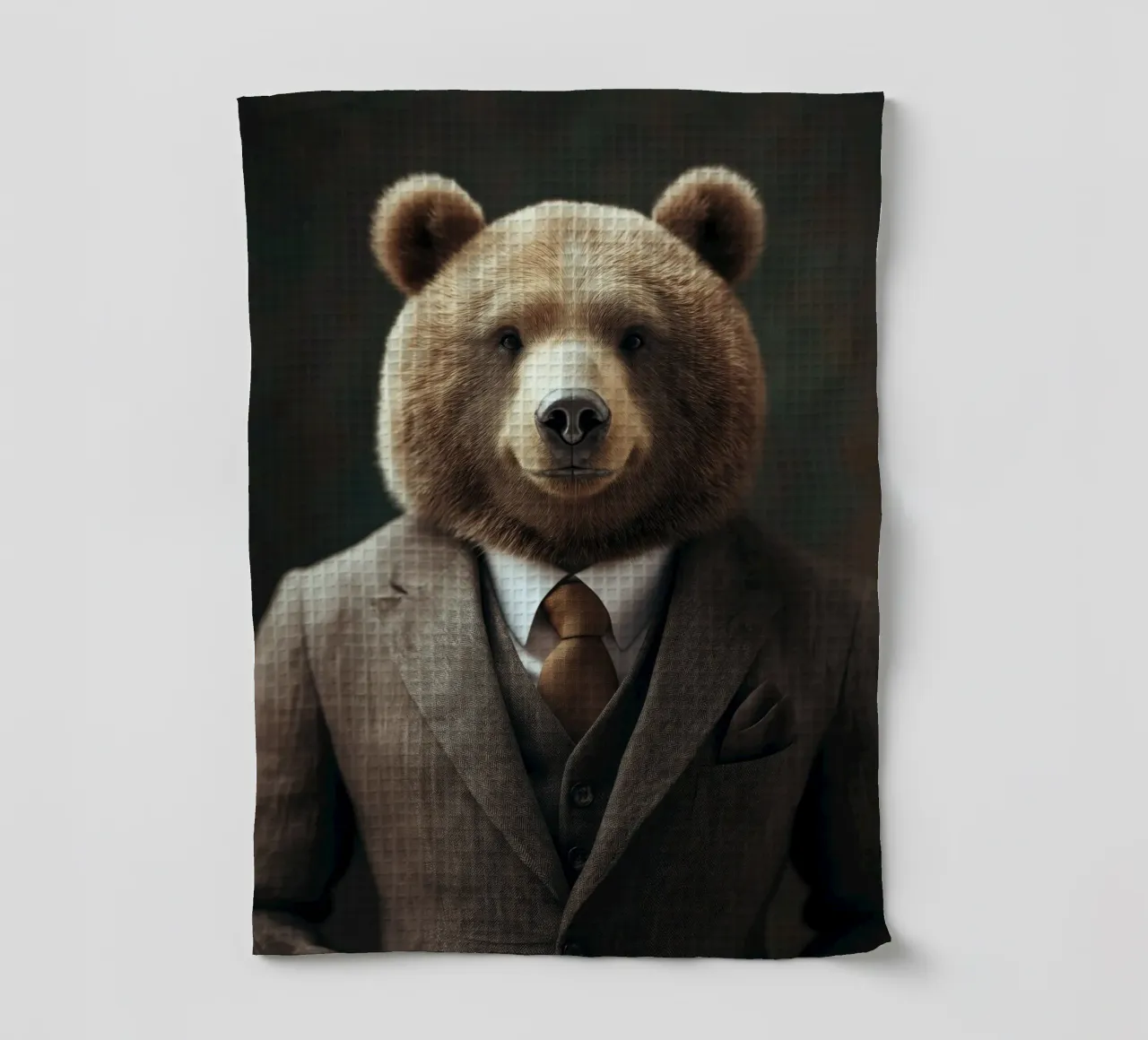 Orso in costume canovaccio da cucina da Imagine