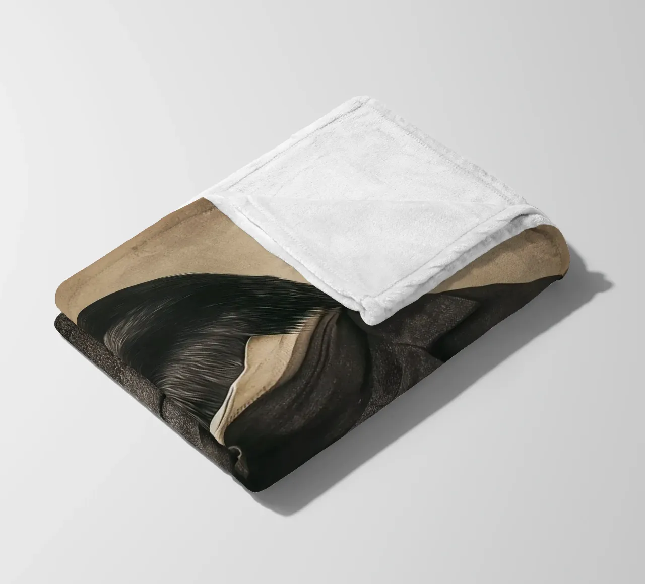 Der Rabe in der Kleidung Fleecedecke von Imagine