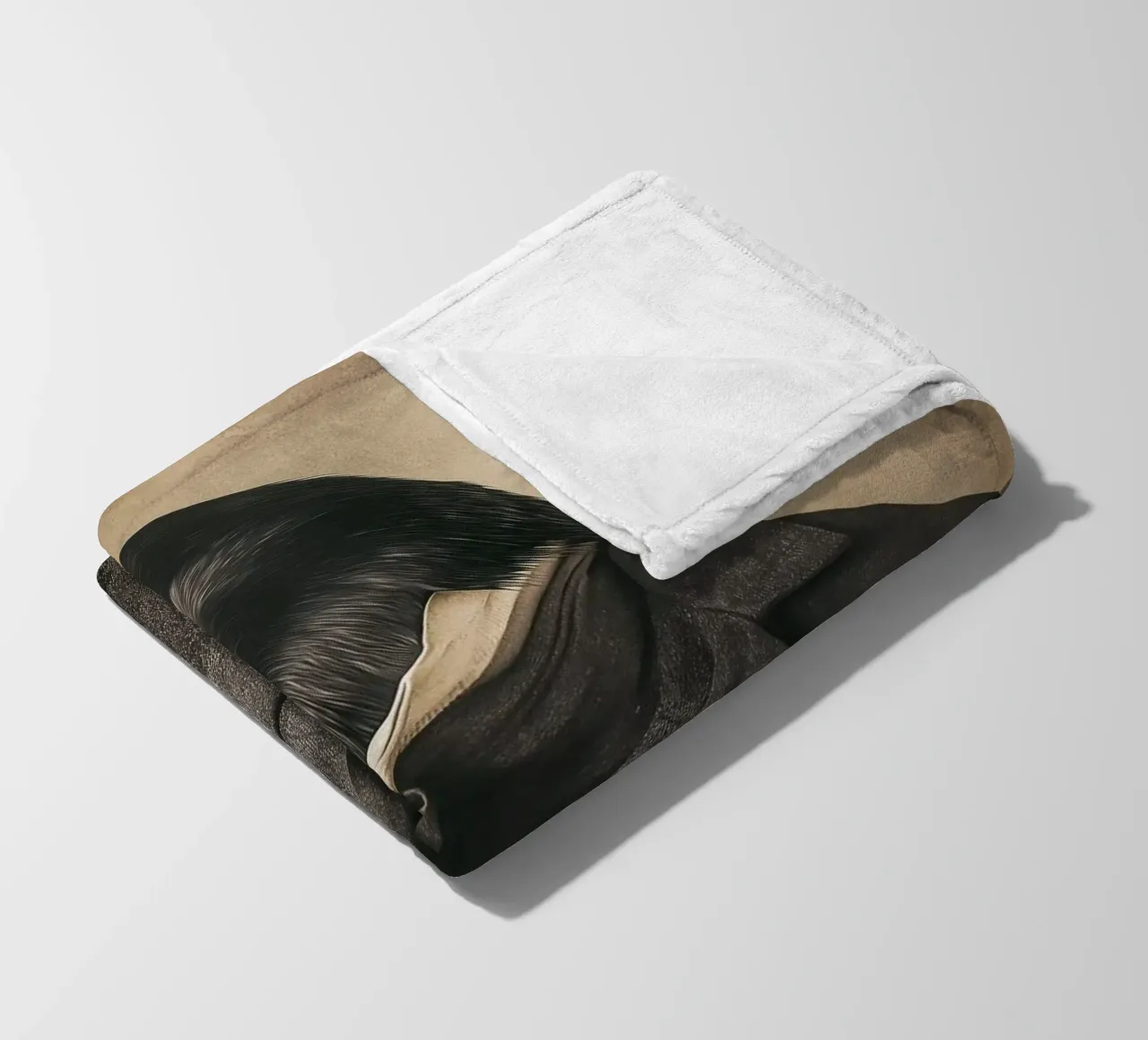 Der Rabe in der Kleidung Fleecedecke von Imagine