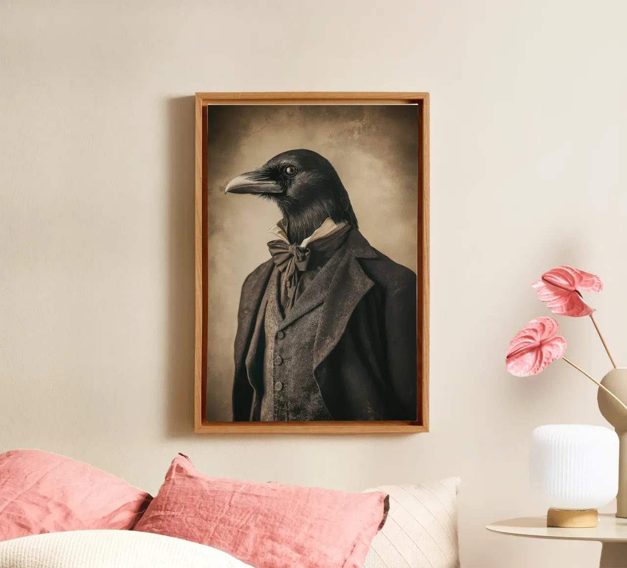 Raven in clothing canvas by Imagine