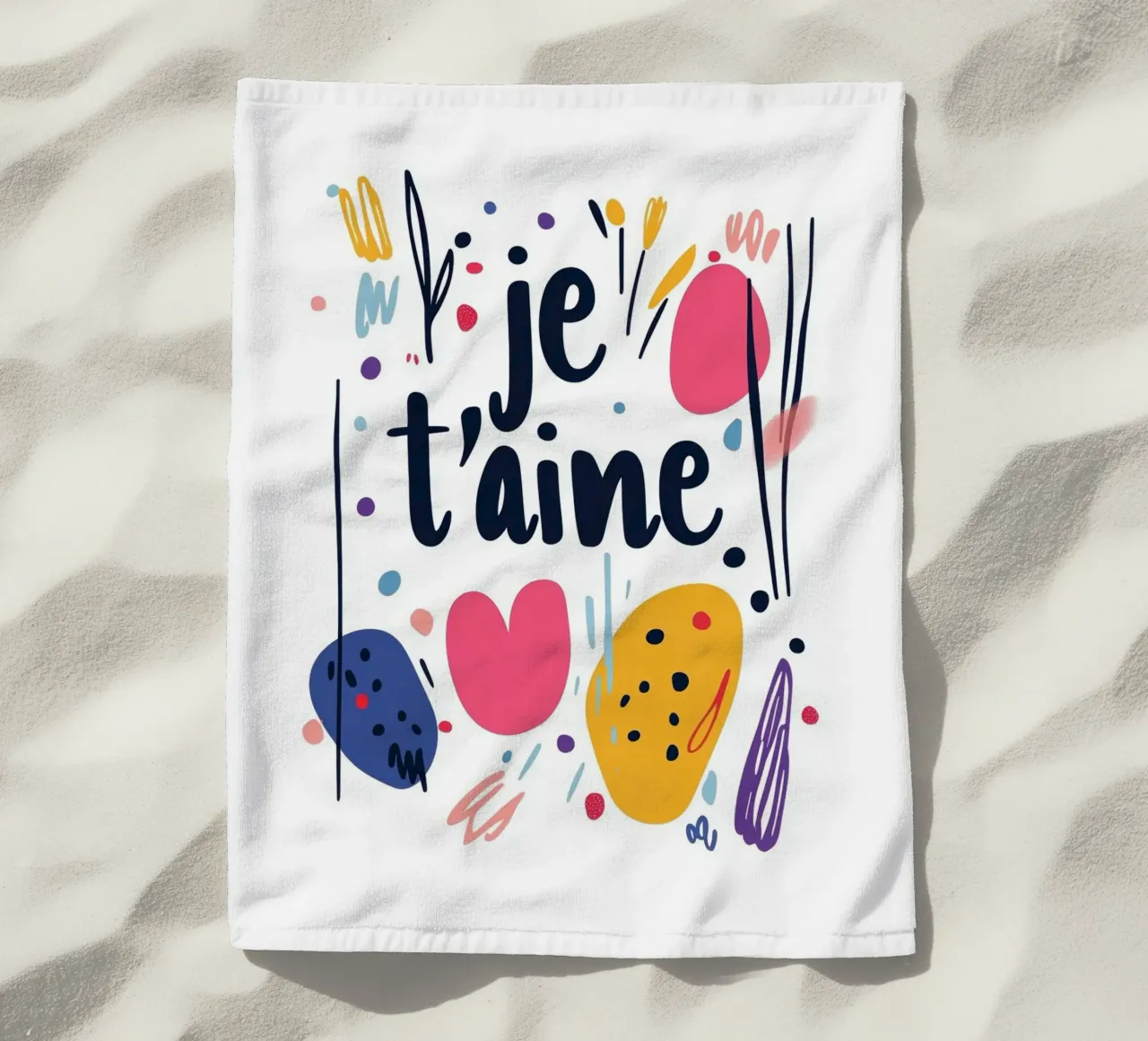 Je t'aime - 1 telo mare da Art Typo Essentiel