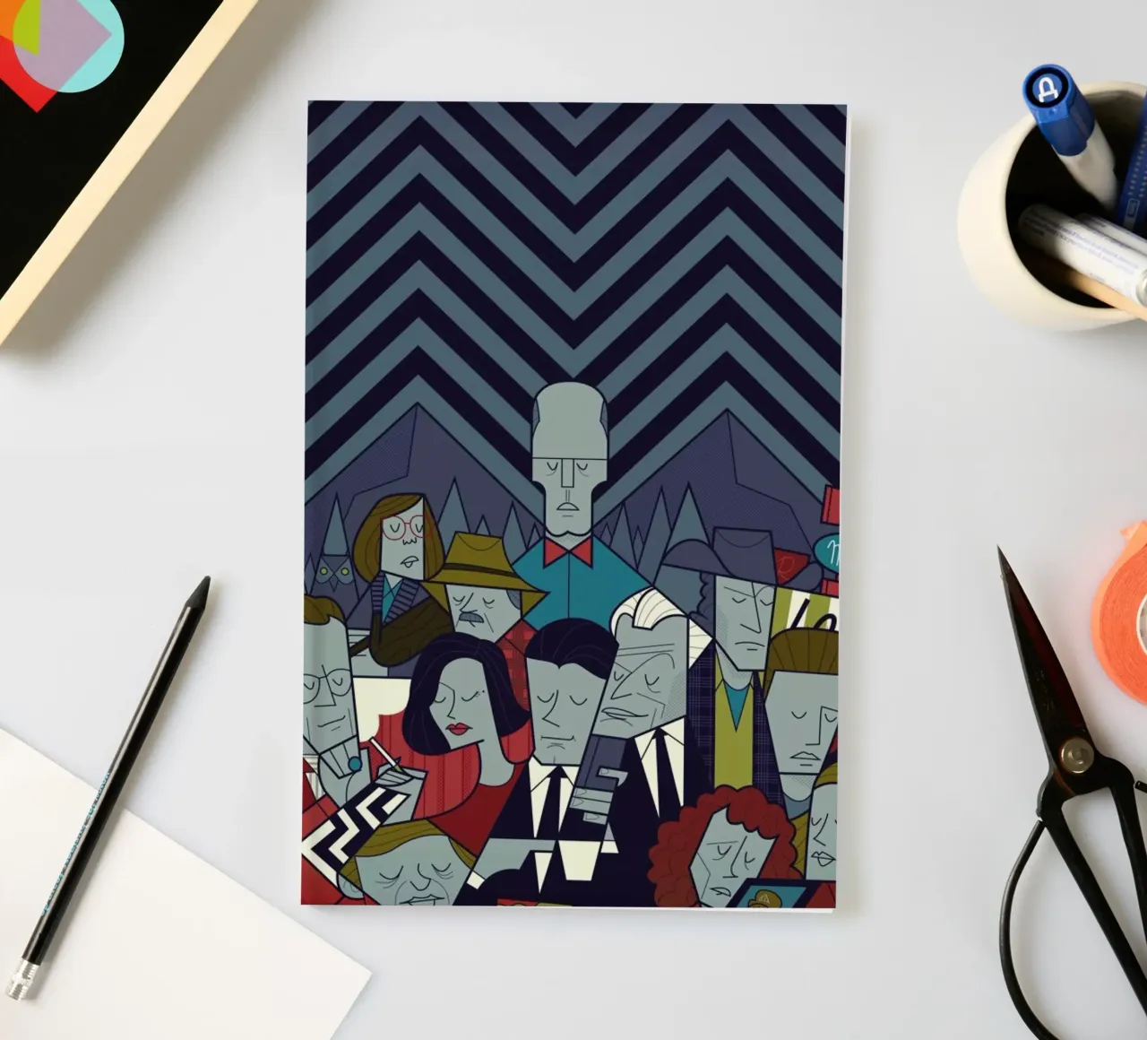 Twin Peaks notebook by Ale Giorgini