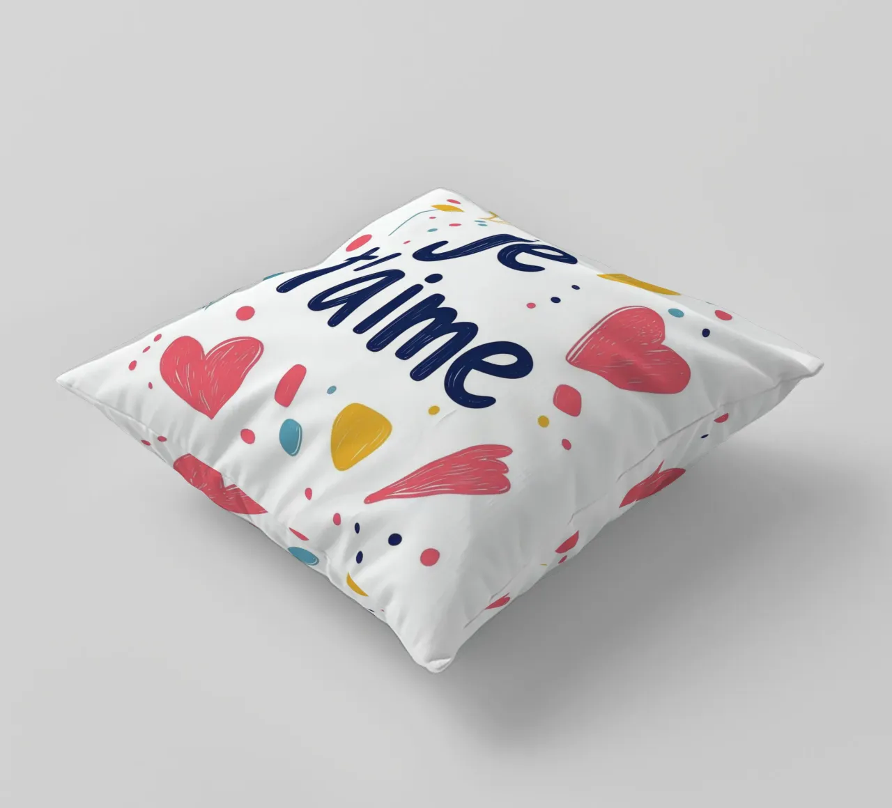 Je t'aime - 2 cuscino da Art Typo Essentiel