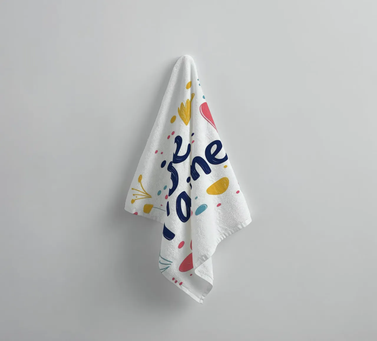 Je t'aime - 2 asciugamano da bagno da Art Typo Essentiel