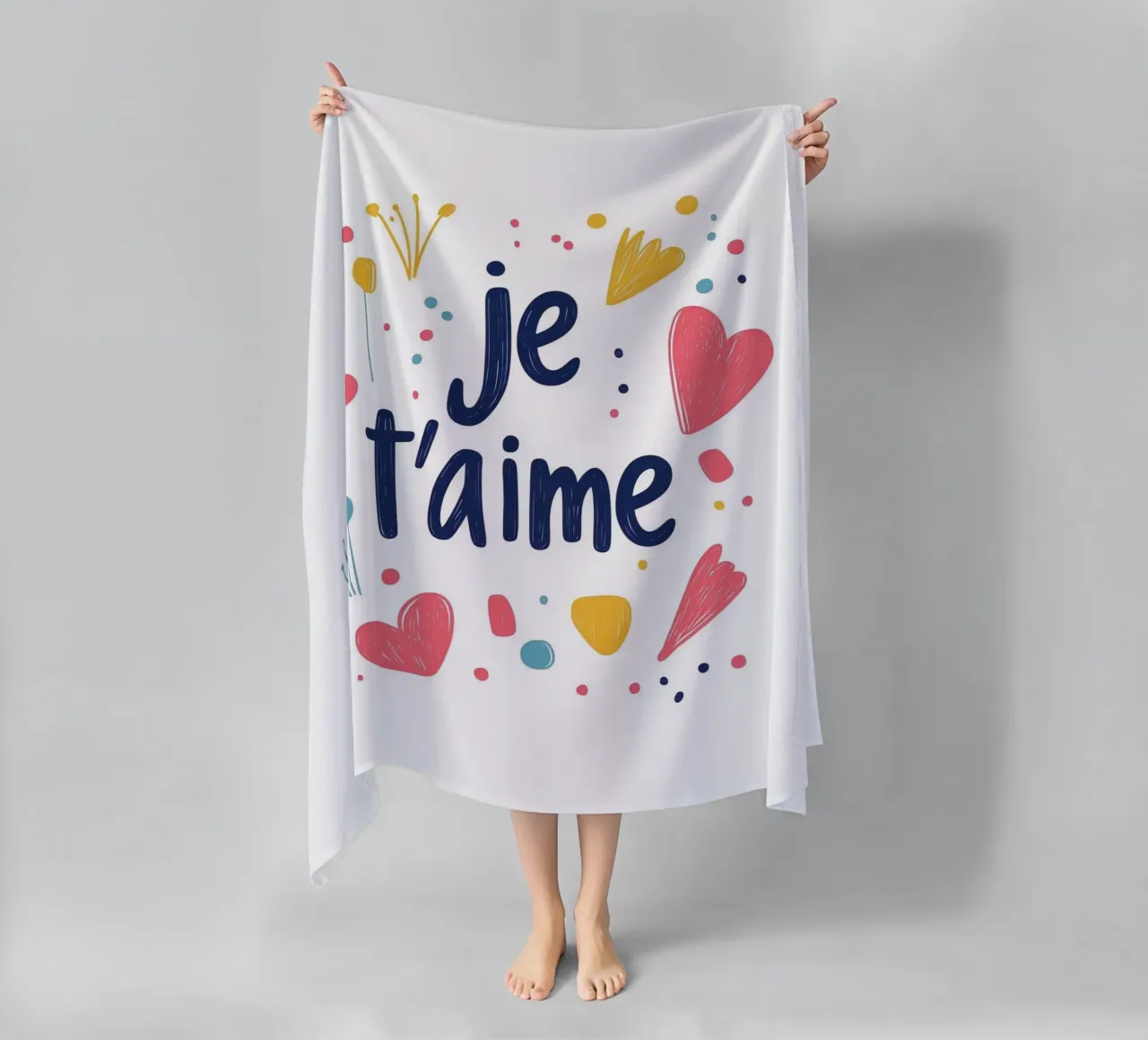 Je t'aime - 2 telo mare da Art Typo Essentiel