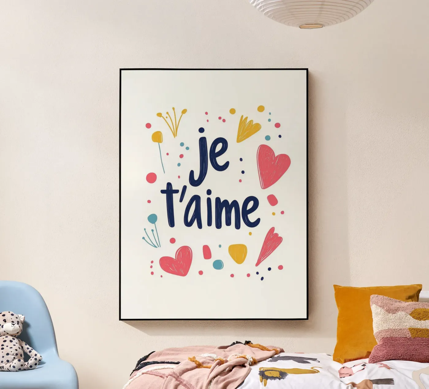 Je t'aime - 2 plexiglass da Art Typo Essentiel