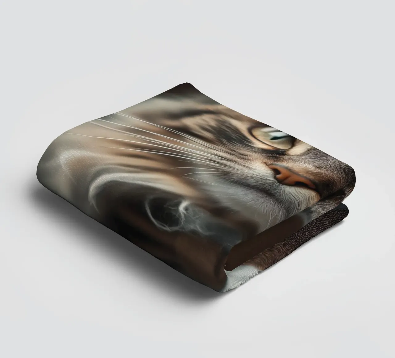 Katze in Kleidern Handtuch von Imagine