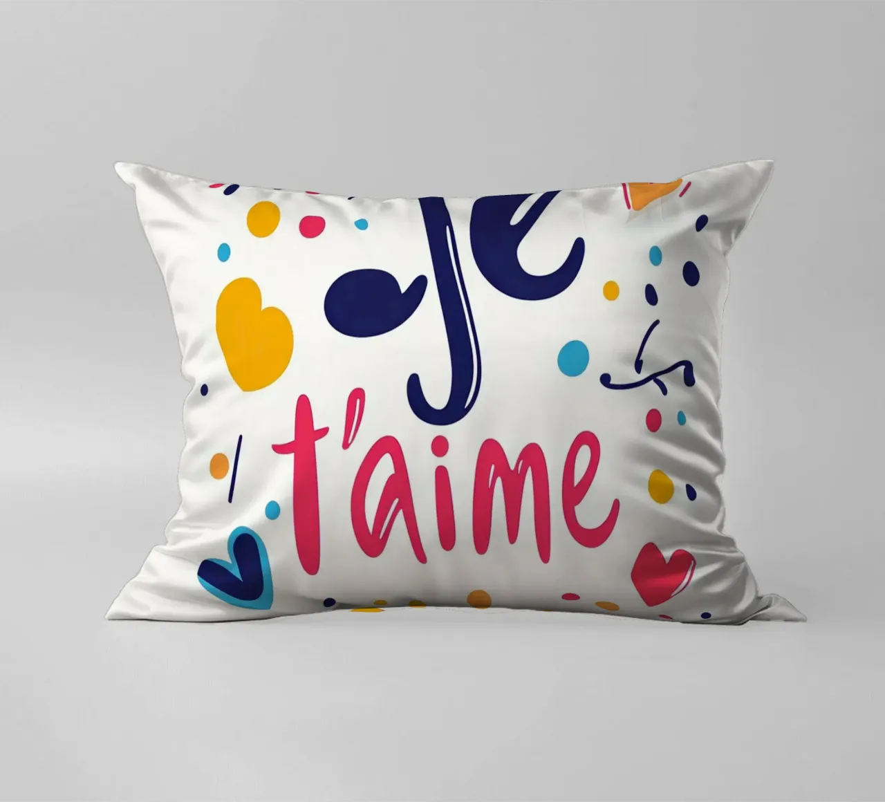 Je t'aime - 3 cuscino da Art Typo Essentiel