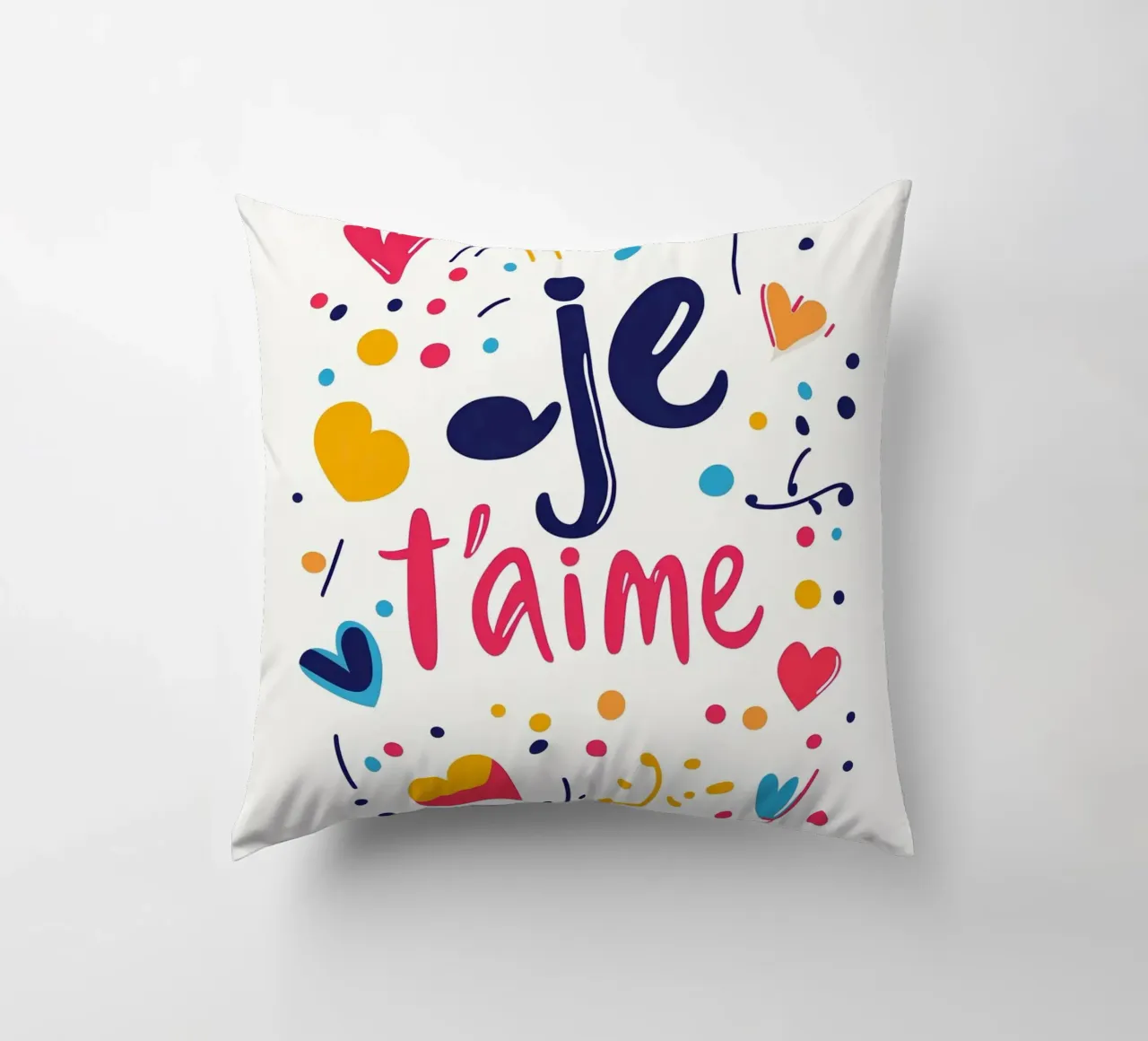 Je t'aime - 3 cuscino da Art Typo Essentiel