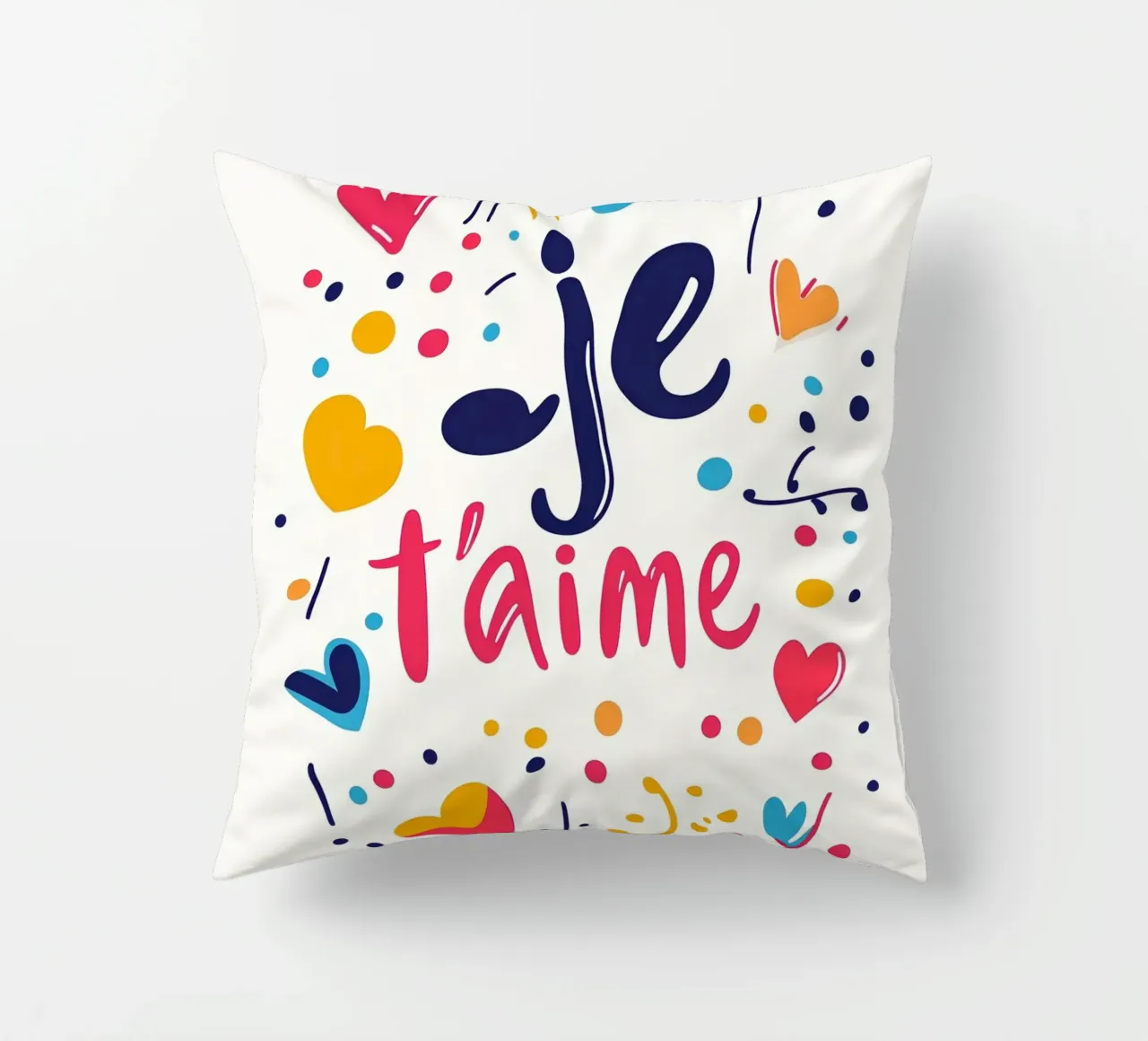 Je t'aime - 3 cuscino da Art Typo Essentiel