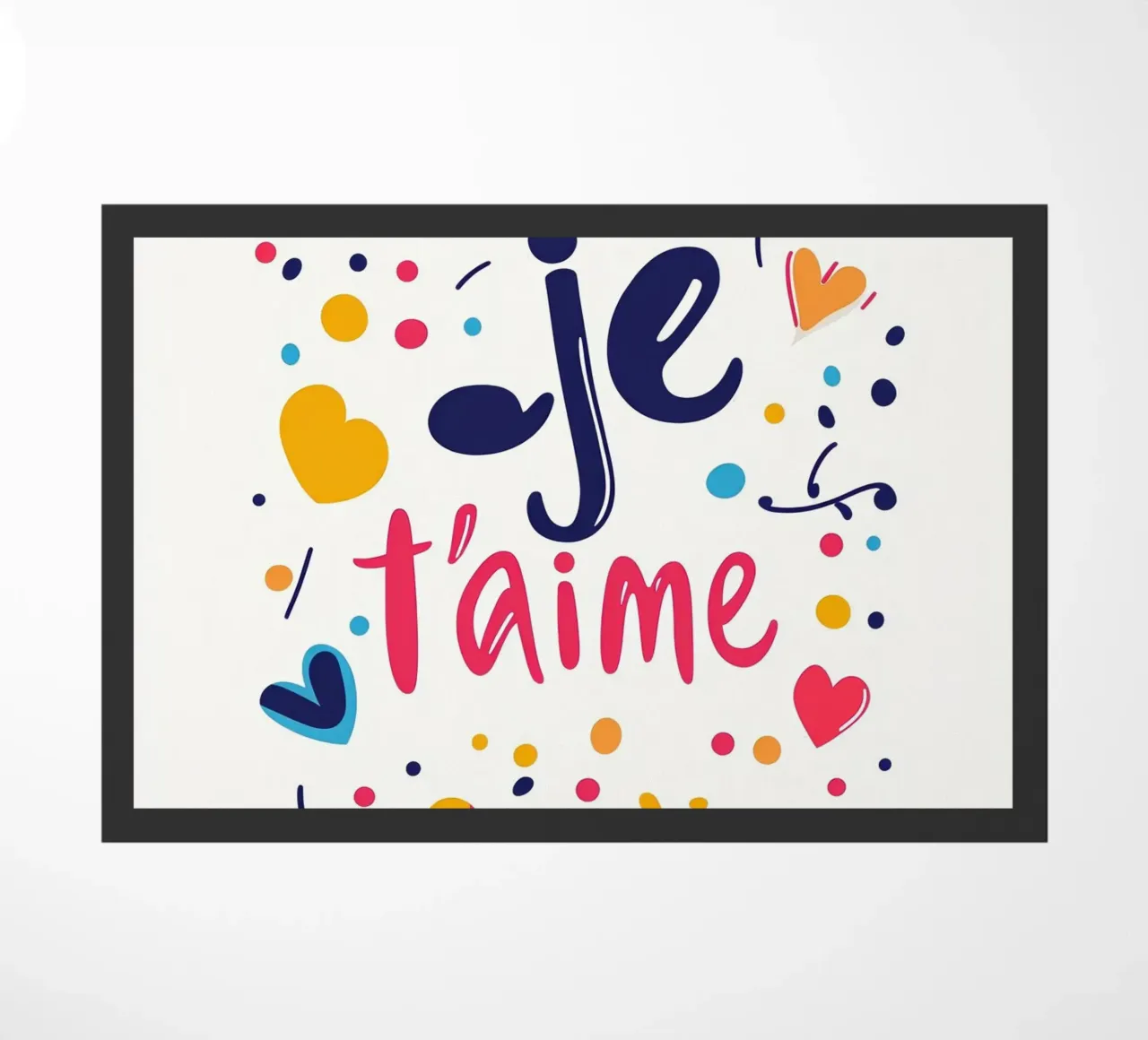 Je t'aime - 3 zerbino da Art Typo Essentiel