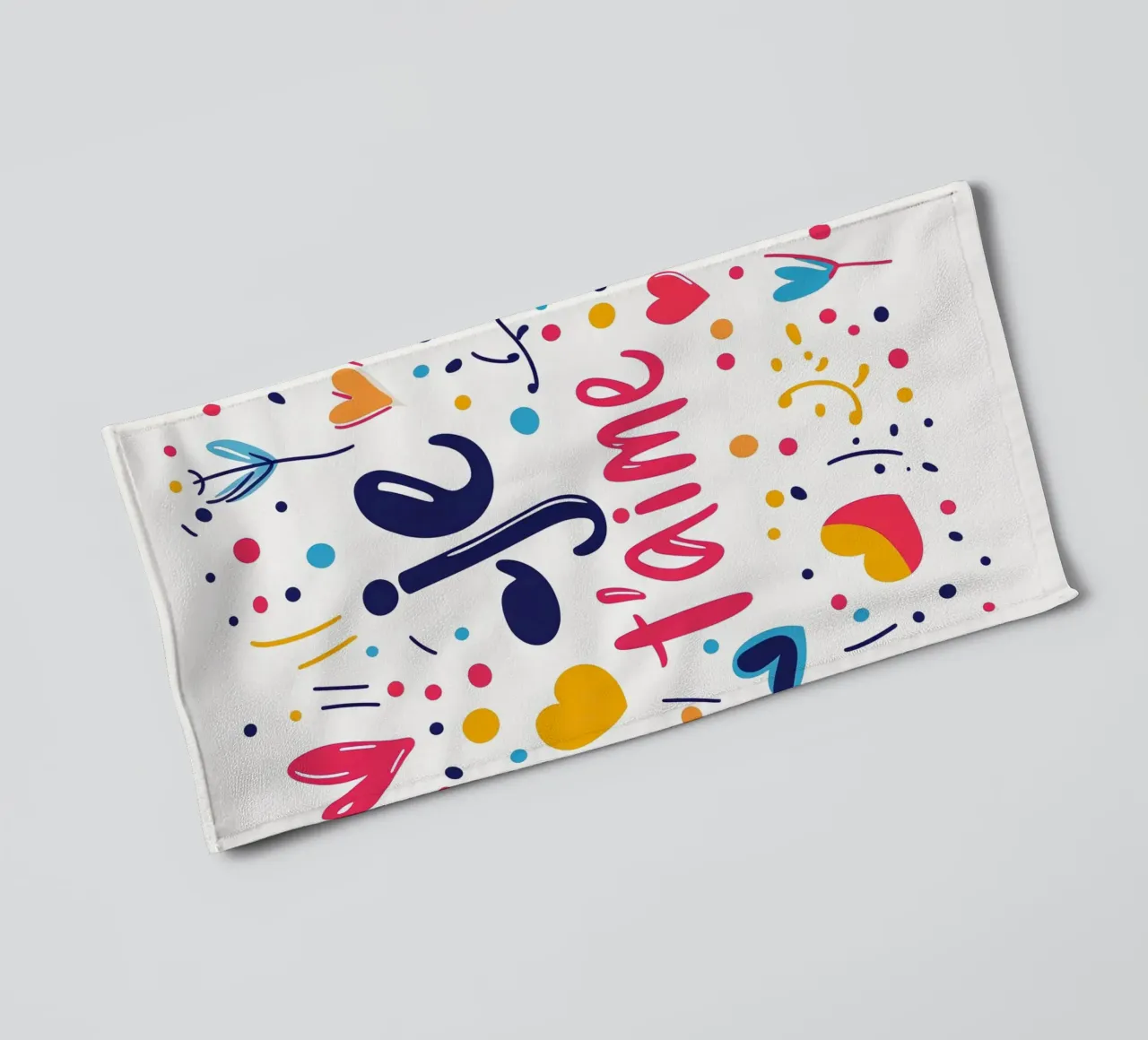 Je t'aime - 3 asciugamano da bagno da Art Typo Essentiel