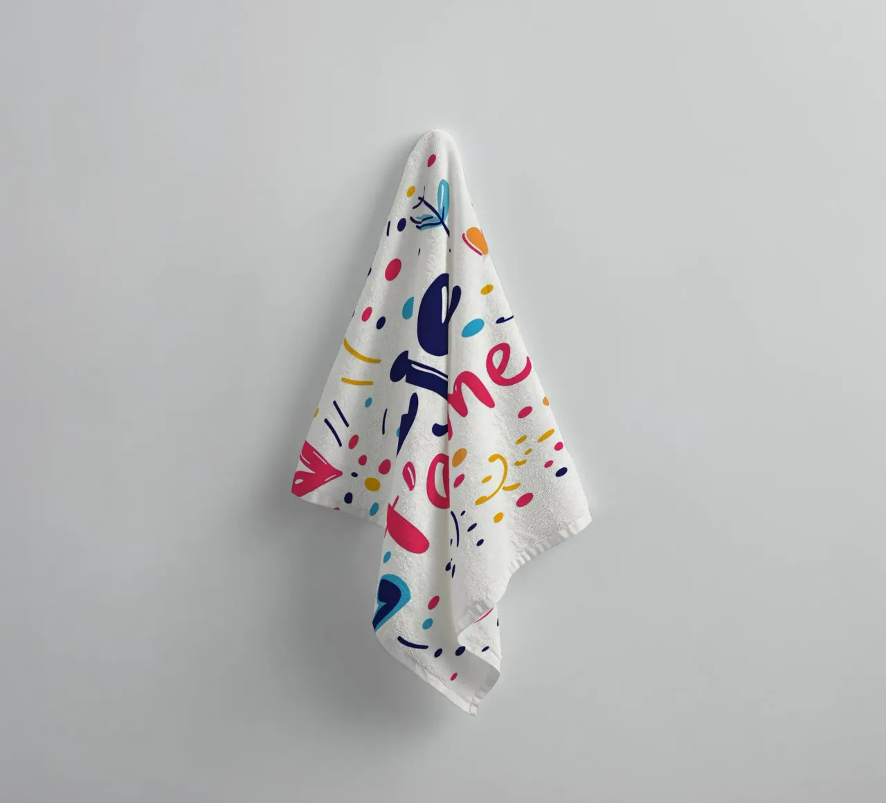 Je t'aime - 3 asciugamano da bagno da Art Typo Essentiel