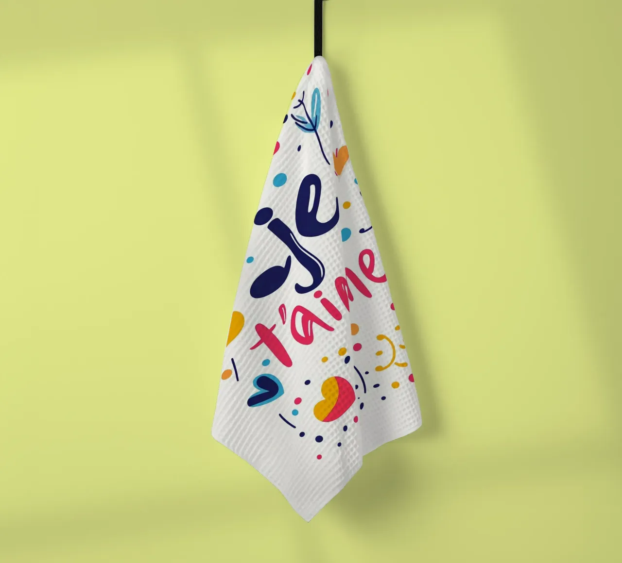 Je t'aime - 3 canovaccio da cucina da Art Typo Essentiel