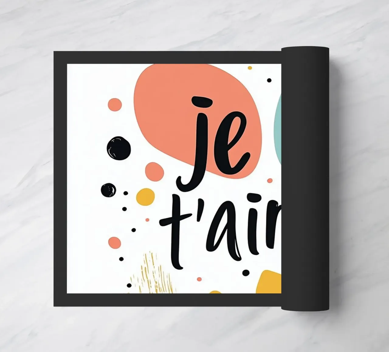 Je t'aime - 4 zerbino da Art Typo Essentiel